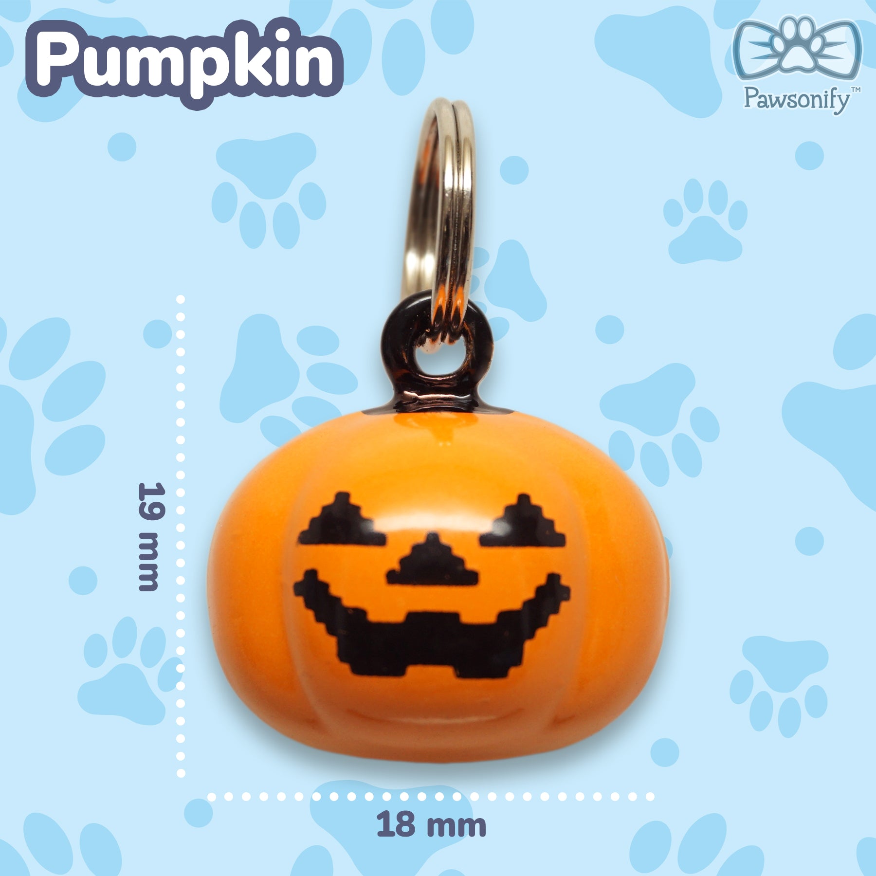Pawsonify Jingle Bell - Pumpkin #style_Pumpkin