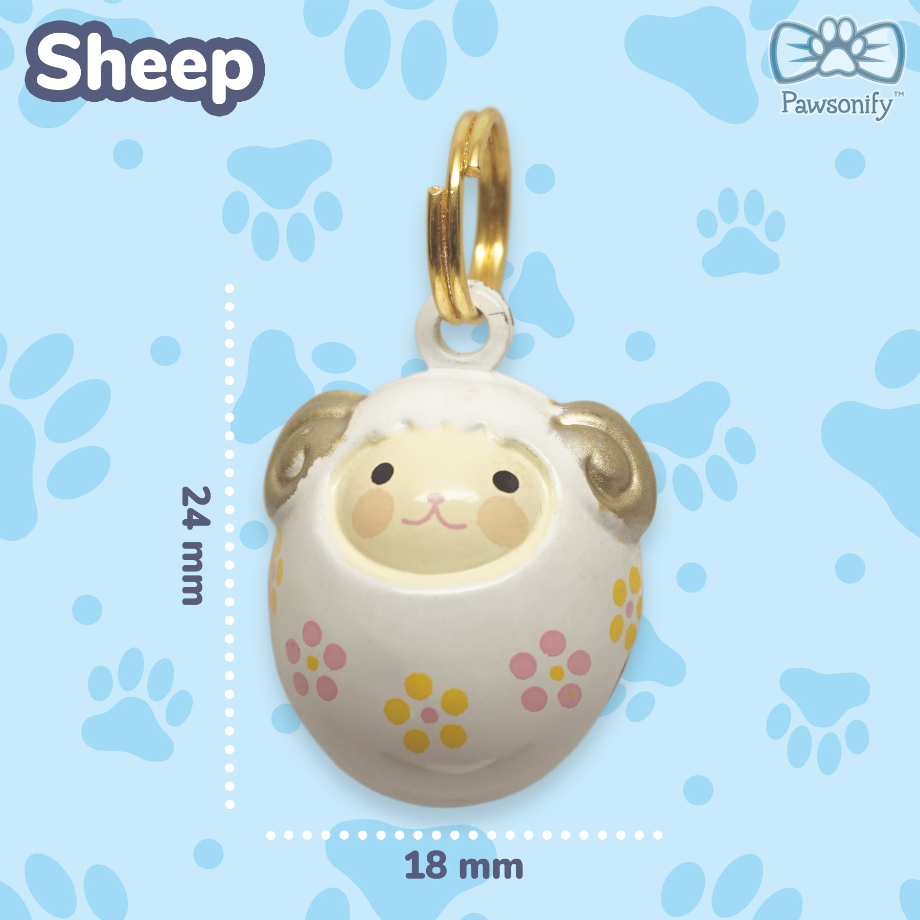 Pawsonify Jingle Bell - Sheep #style_Sheep