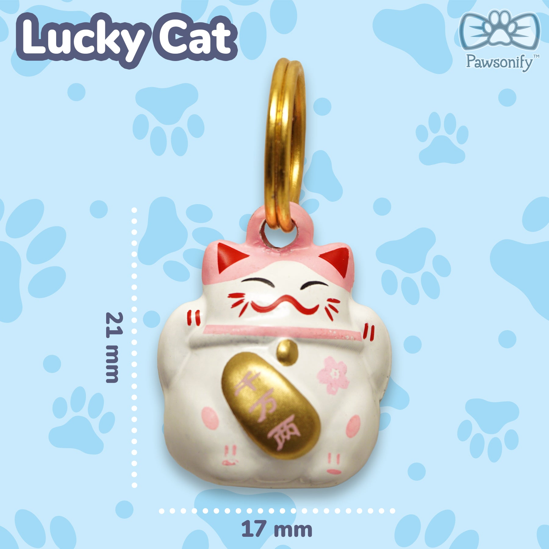 Pawsonify Jingle Bell - Lucky Cat #style_Lucky Cat