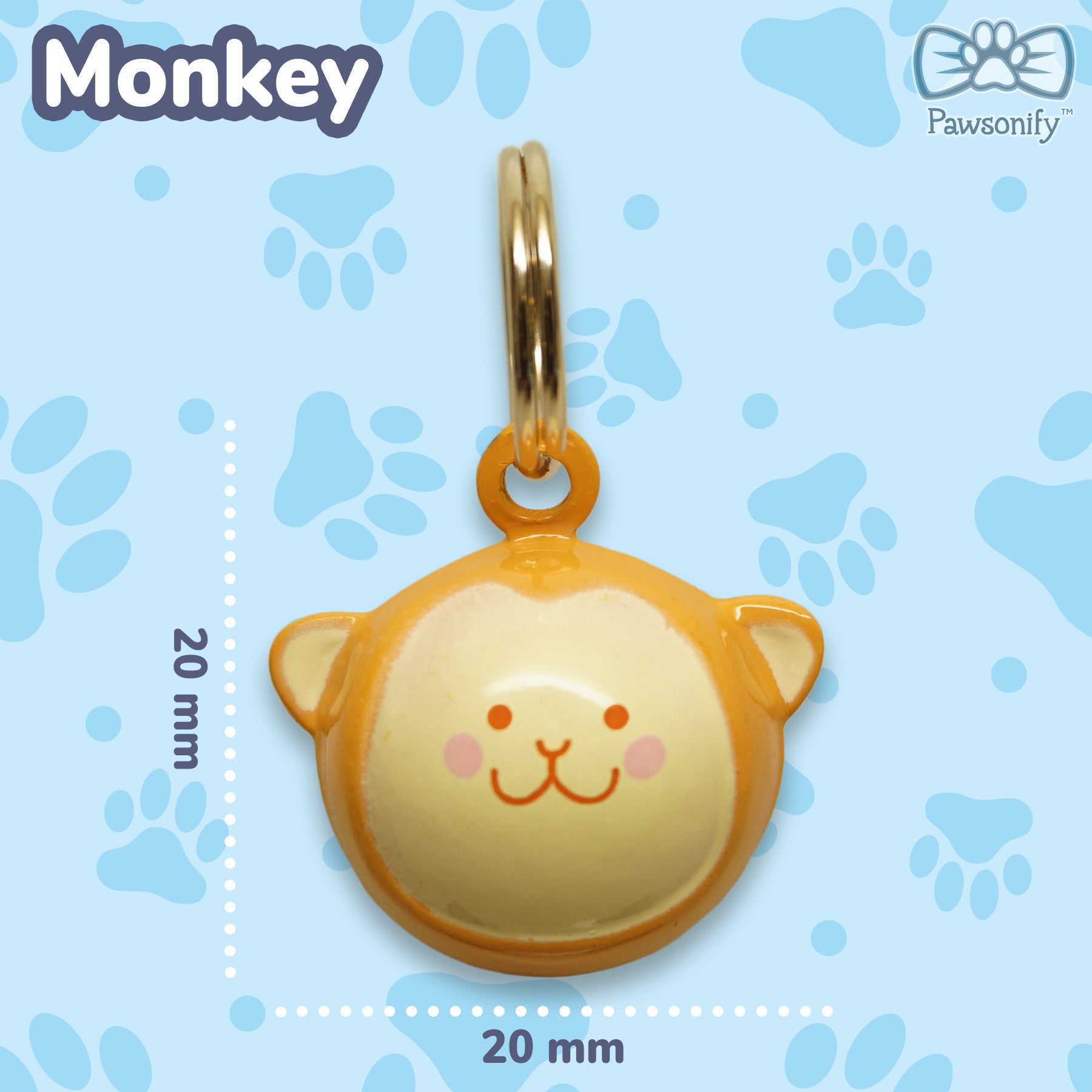 Pawsonify Jingle Bell - Monkey #style_Monkey