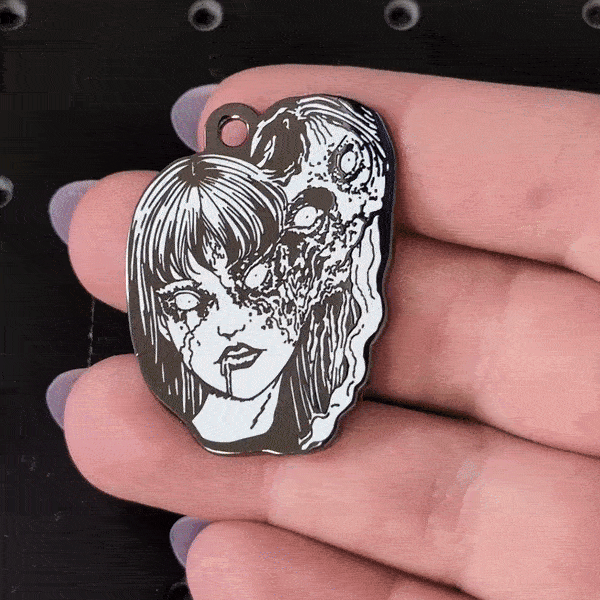 Junji Ito x Pawsonify - Tomie Pet Tag - Free Engraving Included!
