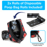 Naruto Shippuden officially licensed Akatsuki Poop Bag Dispenser by Pawsonify, two rolls included
