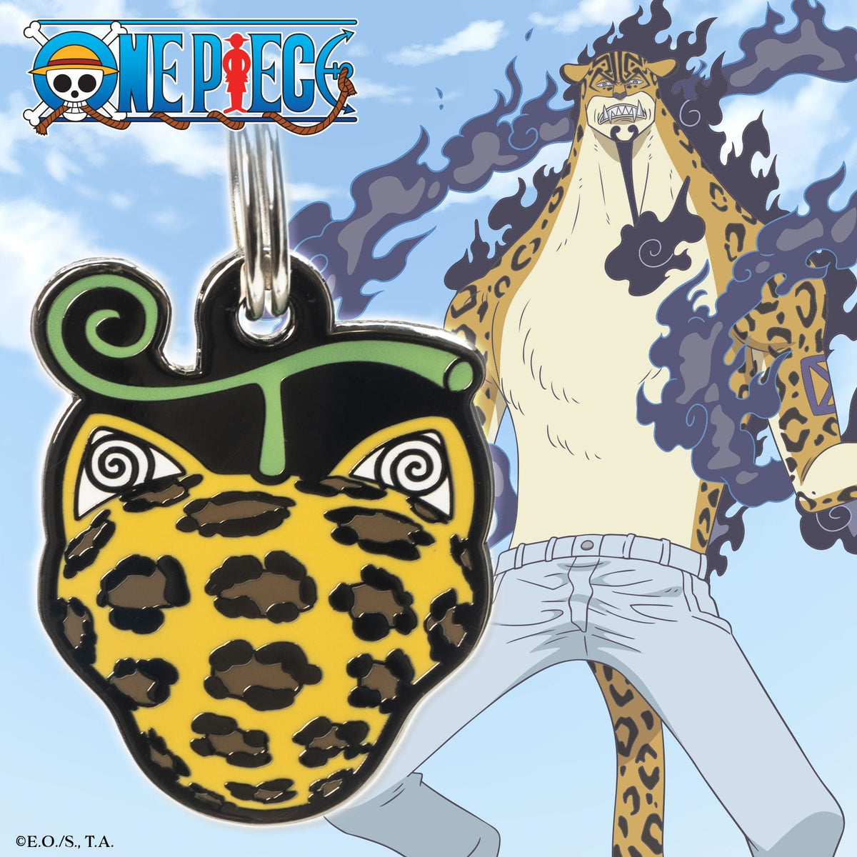 Cat-Cat Fruit: Model Leopard Pet Tag - Pawsonify