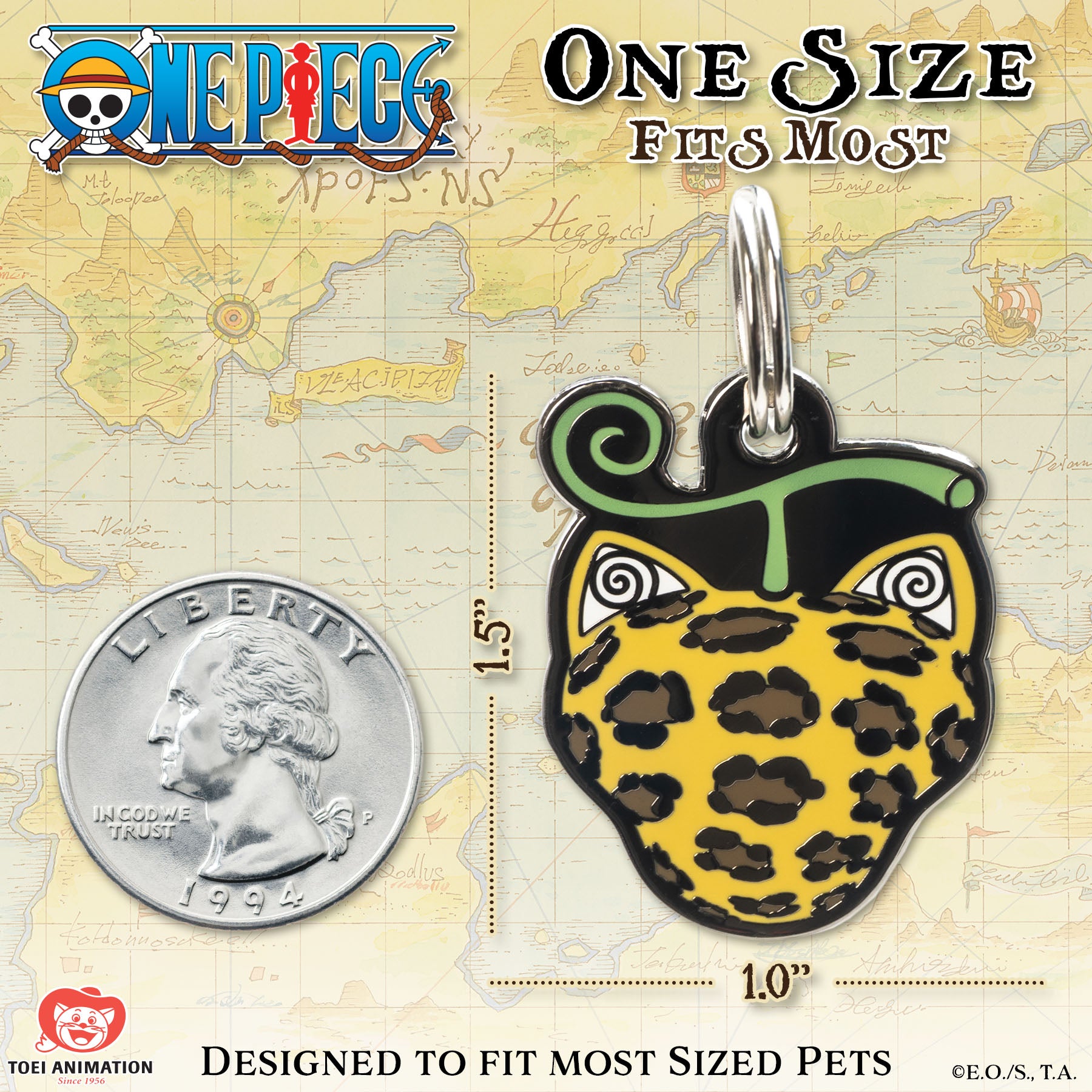 Cat-Cat Fruit: Model Leopard Pet Tag