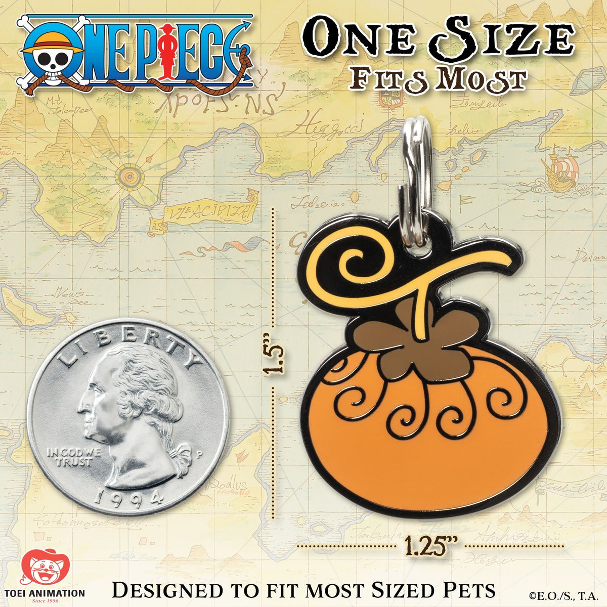 Dog-Dog Fruit, Model: Okuchi-no-Makami Pet Tag - Pawsonify