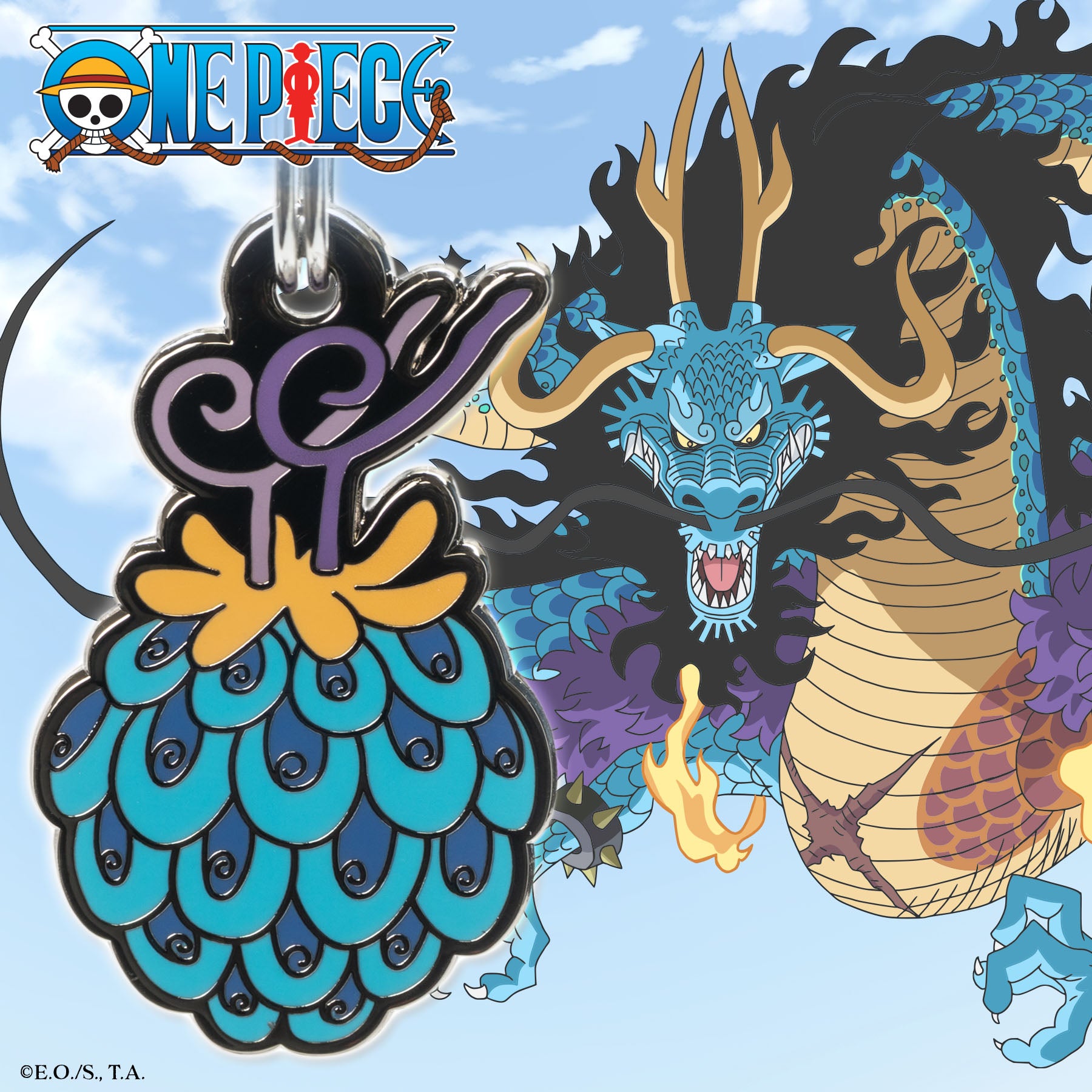 Fish-Fish Fruit: Model: Azure Dragon Pet Tag