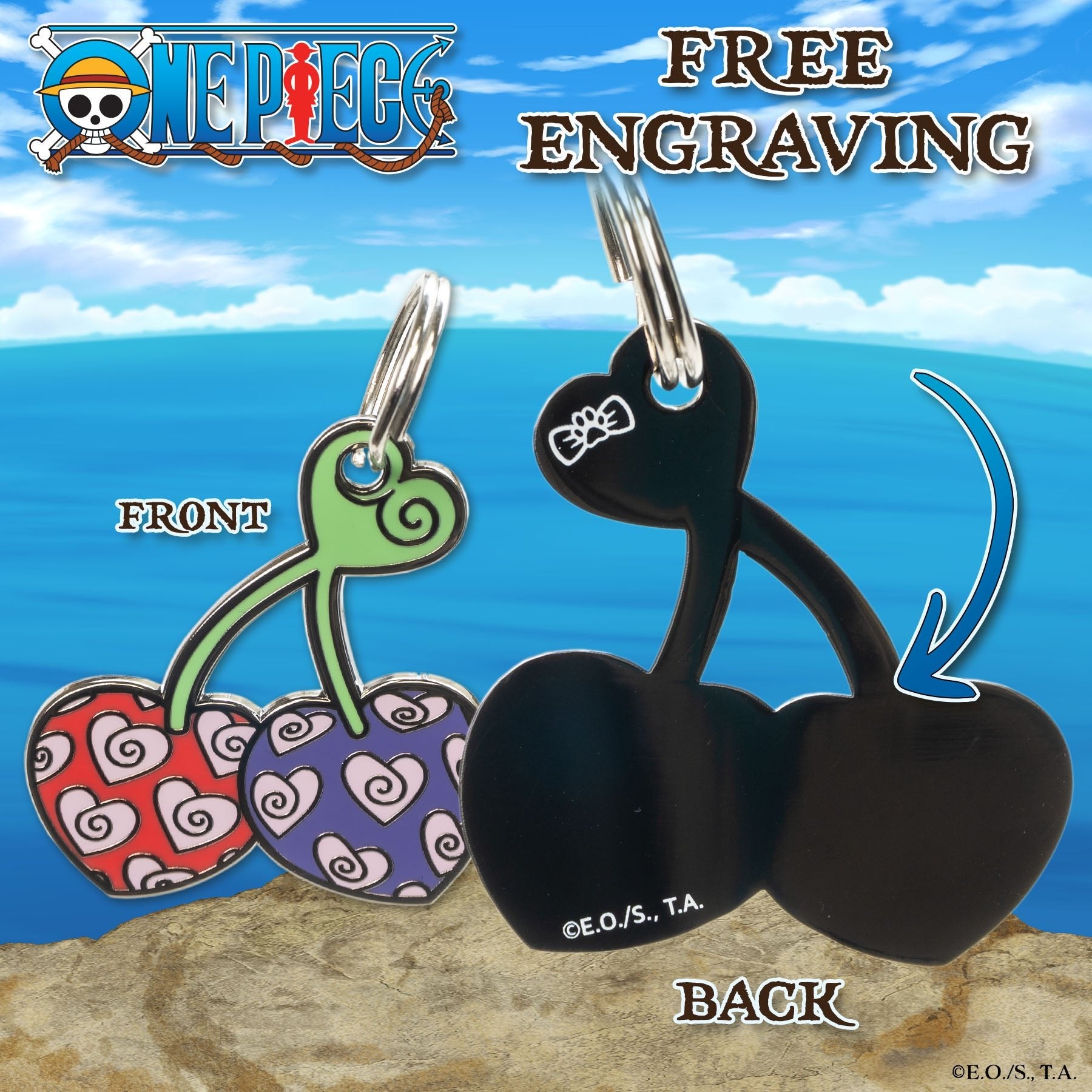 Love-Love Fruit Pet Tag - Pawsonify
