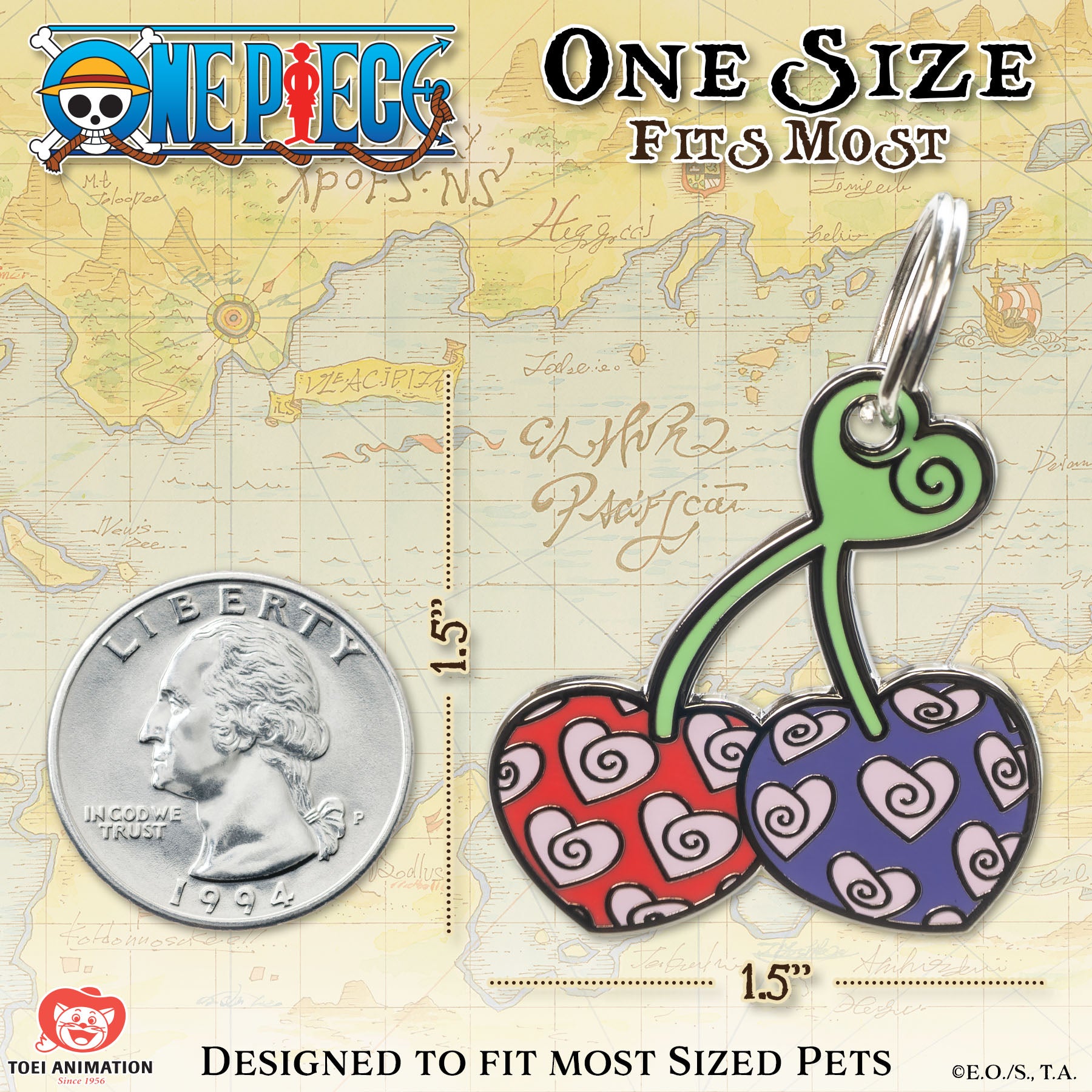 Love-Love Fruit Pet Tag