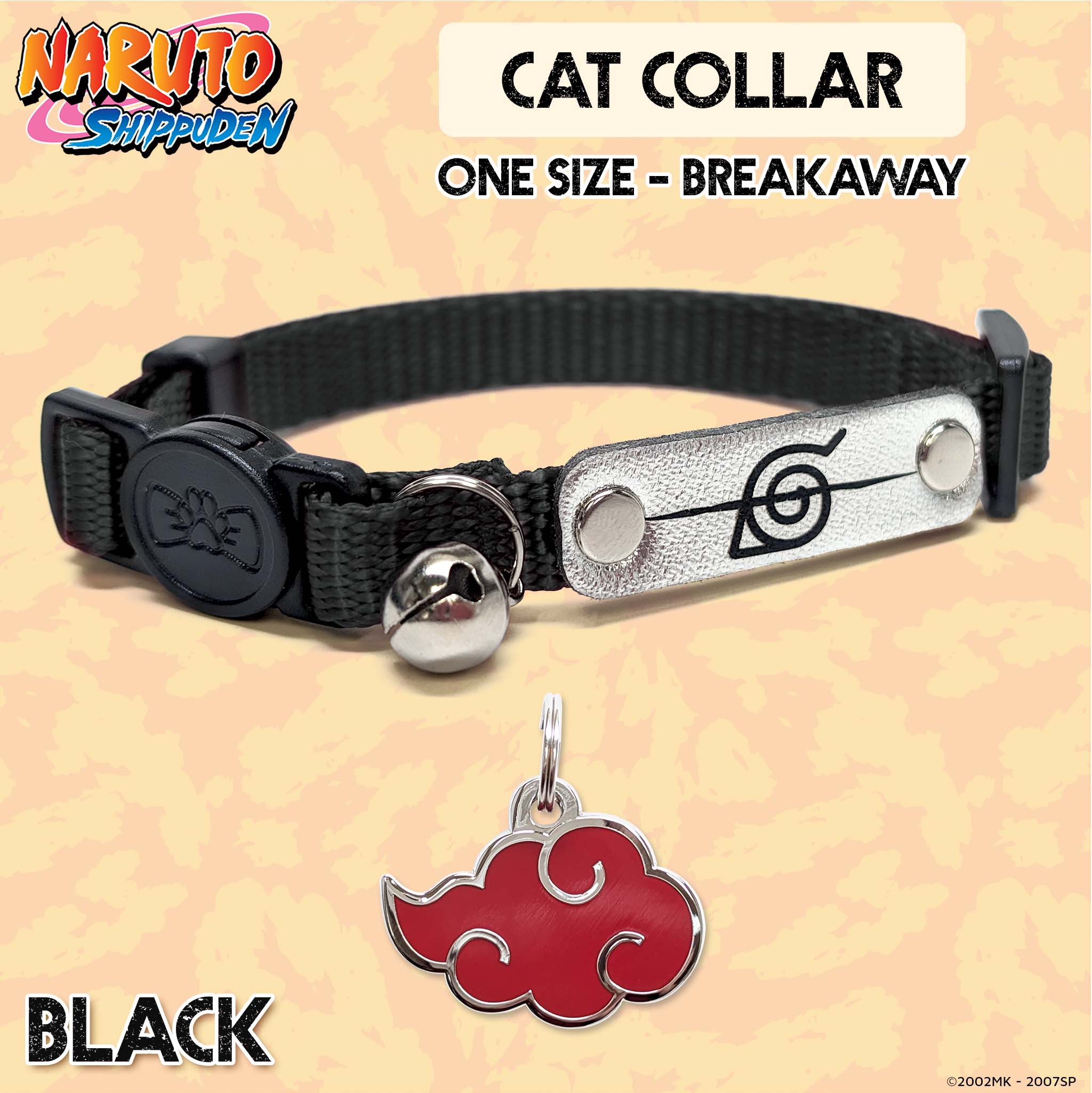 Cat Two Piece Bundle - Rogue Ninja Collar & Akatsuki Pet Tag
