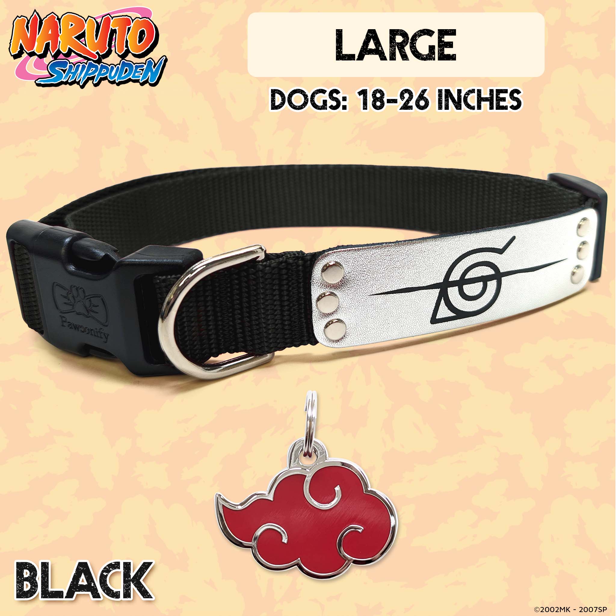 #size_Dog: (L) 18-26" / Black