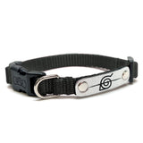Naruto Shippuden x Pawsonify - Officially Licensed Rogue Ninja  Collar (Black) for XS Dogs #size_Dog: (XS) 8.5-12" / Black