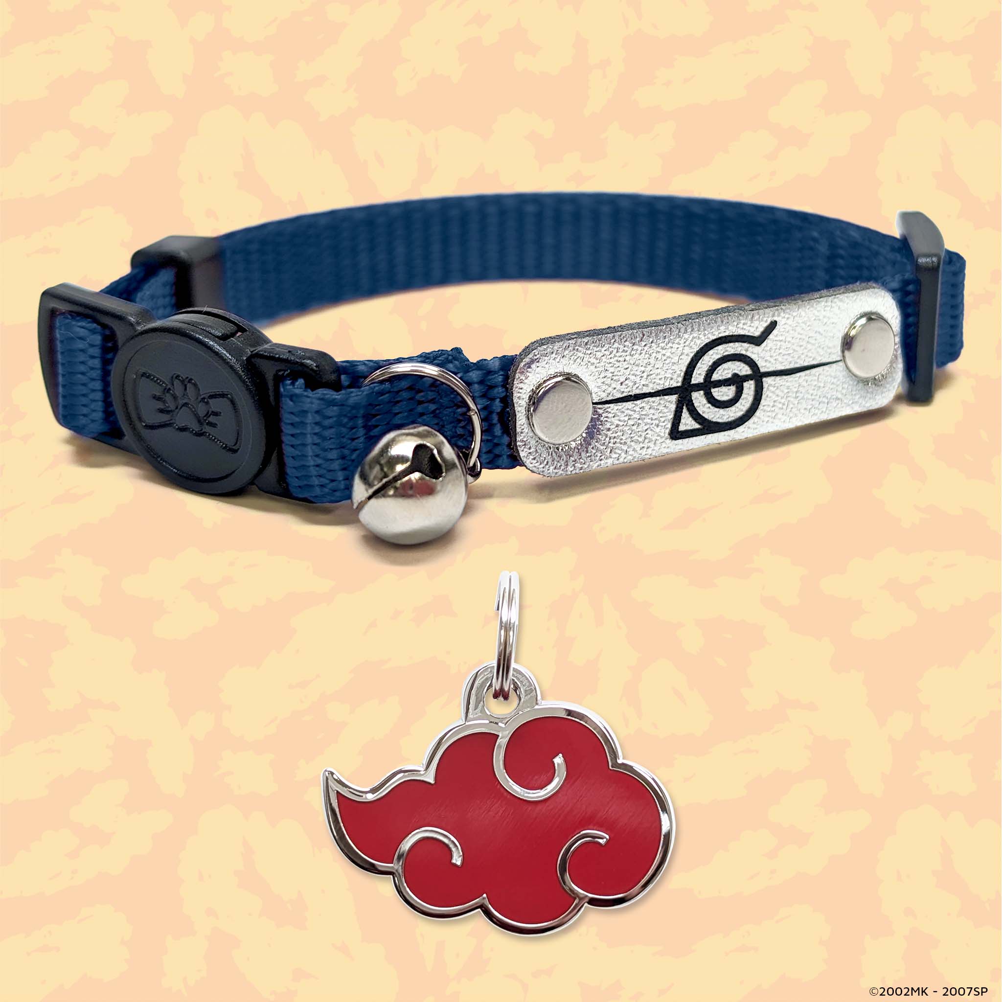 Cat Two Piece Bundle - Rogue Ninja Collar & Akatsuki Pet Tag
