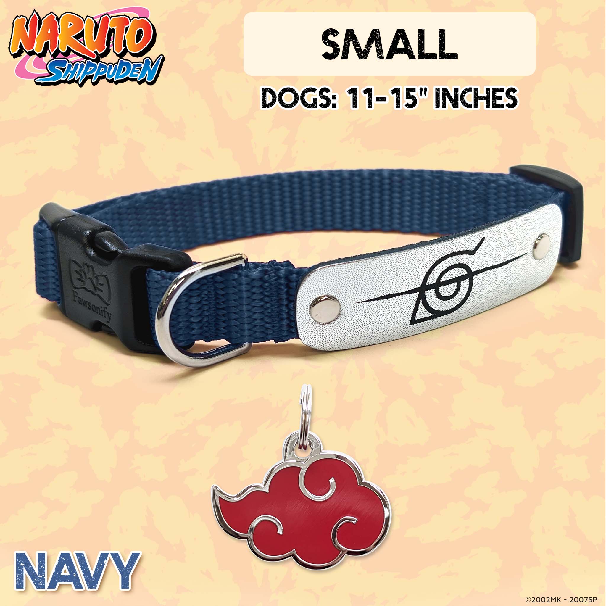 #size_Dog: (S) 11-15" / Navy