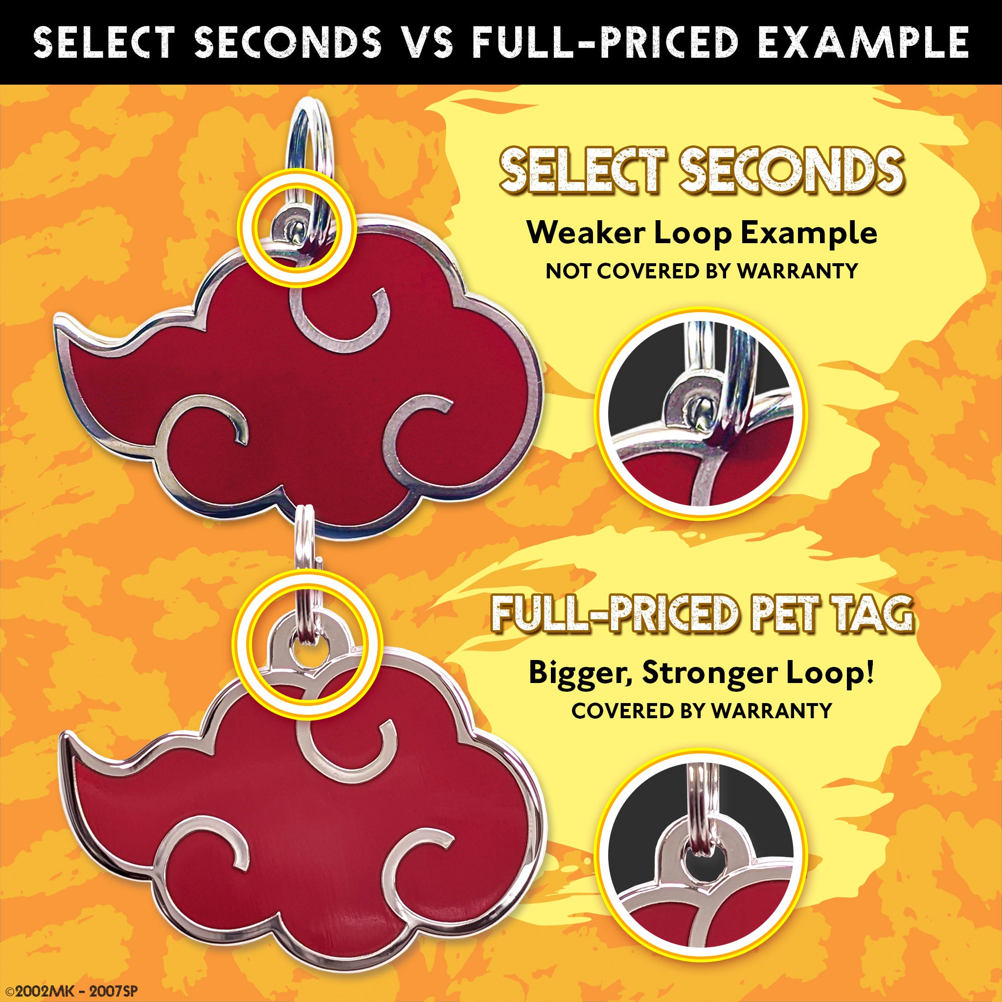 Naruto Shippuden Akatsuki Pet Tag