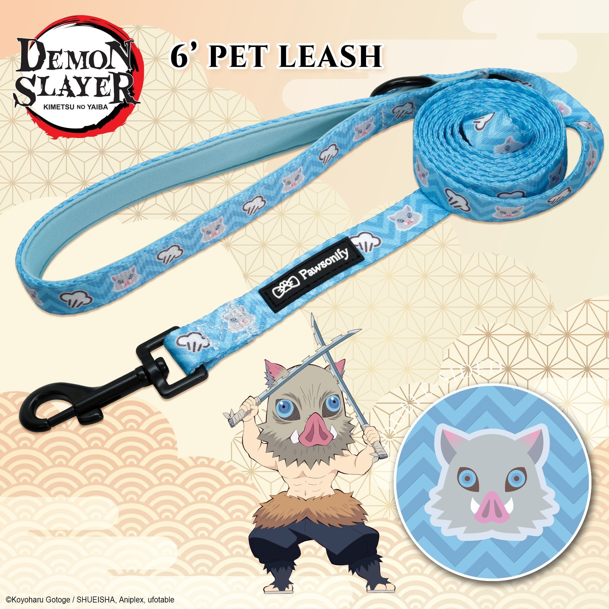 Inosuke Hashibira Leash - Pawsonify