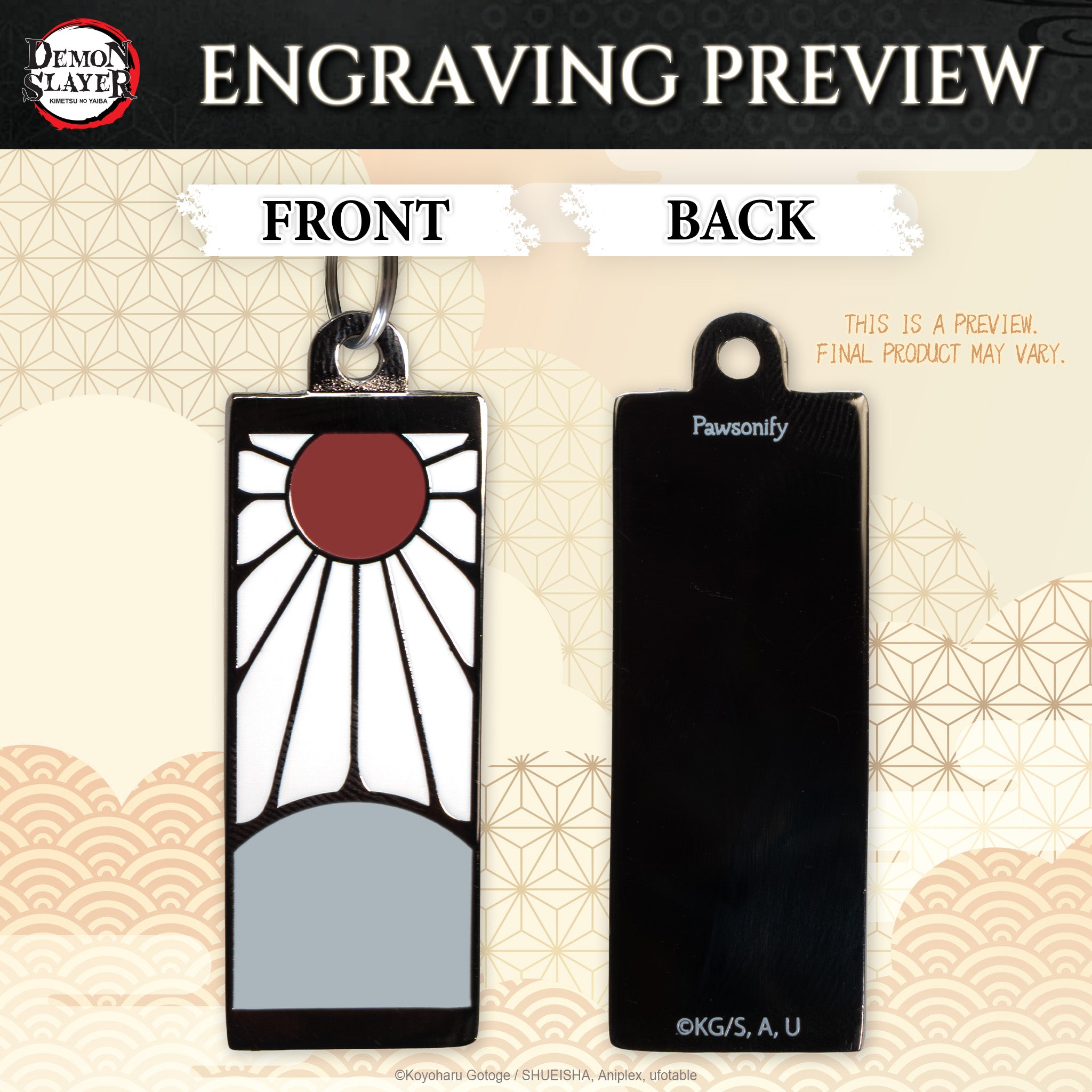 【Pre-Order】Tanjiro's Earring Pet Tag