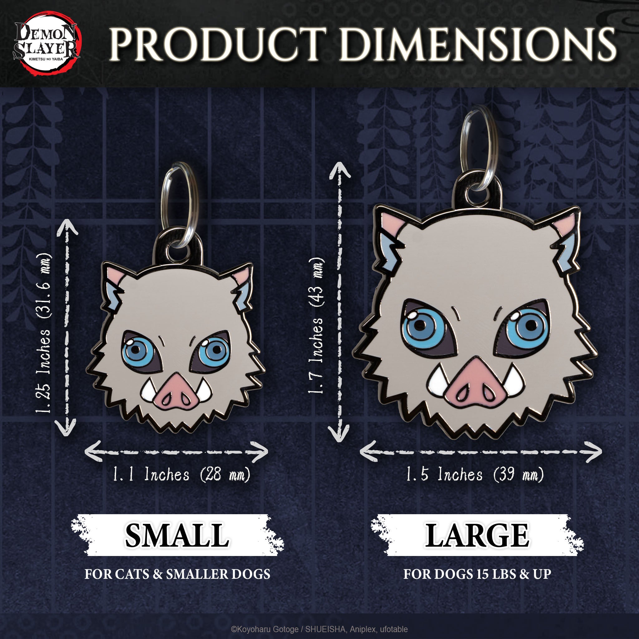 Inosuke Pet Tag