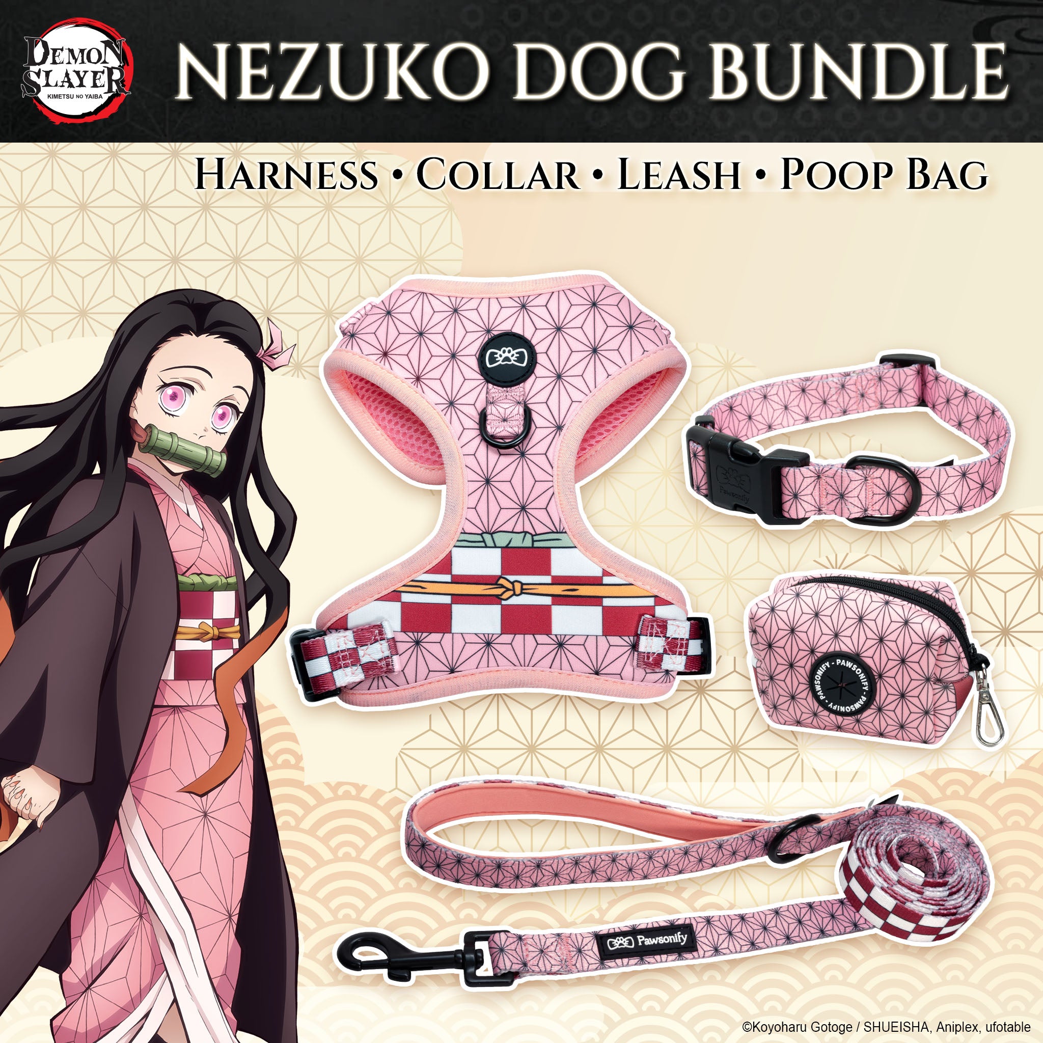 【Pre-Order】Dog Four Piece Bundle - Nezuko