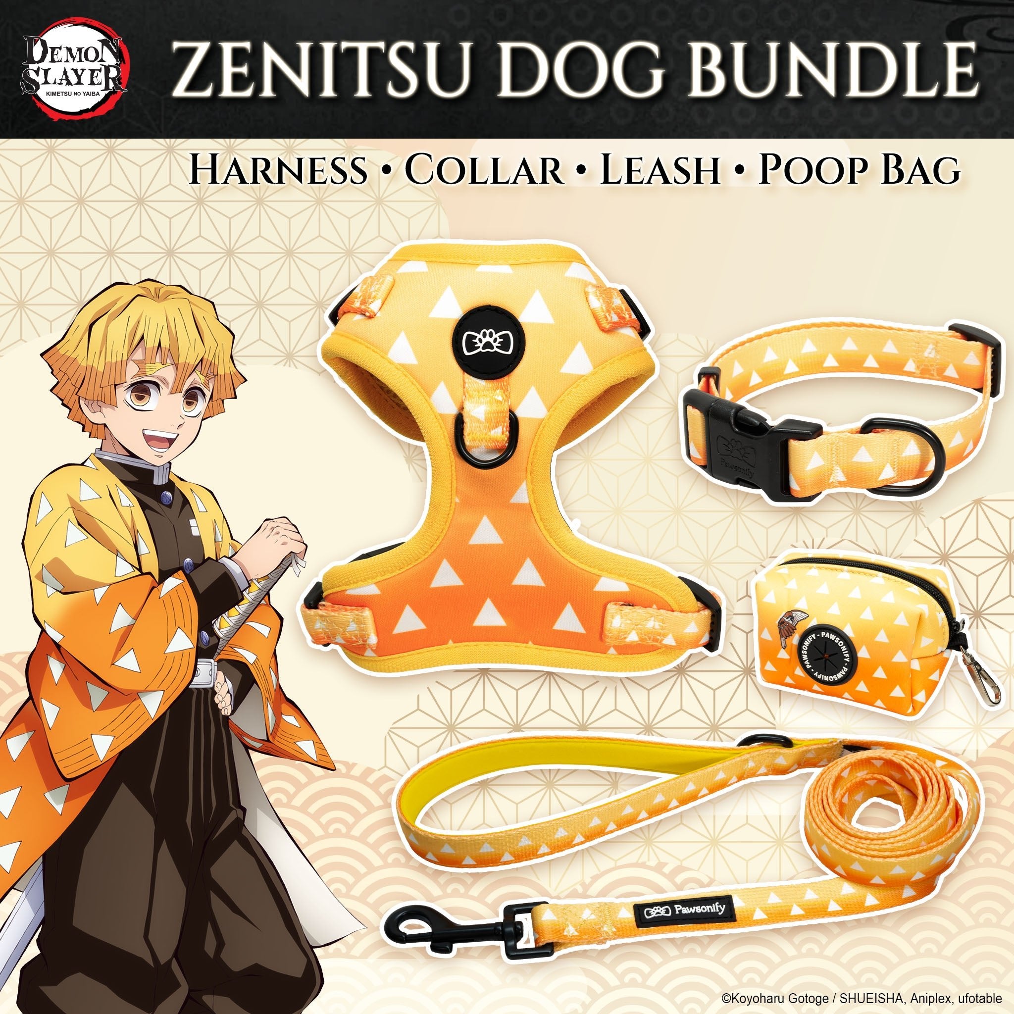 Dog Four Piece Bundle - Zenitsu - Pawsonify