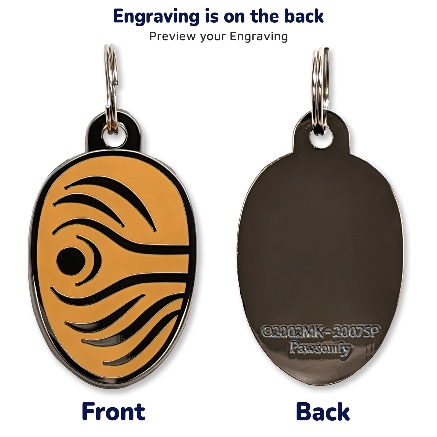 Naruto Shippuden x Pawsonify - The Masked Man Pet Tag - Free Laser Engraving!