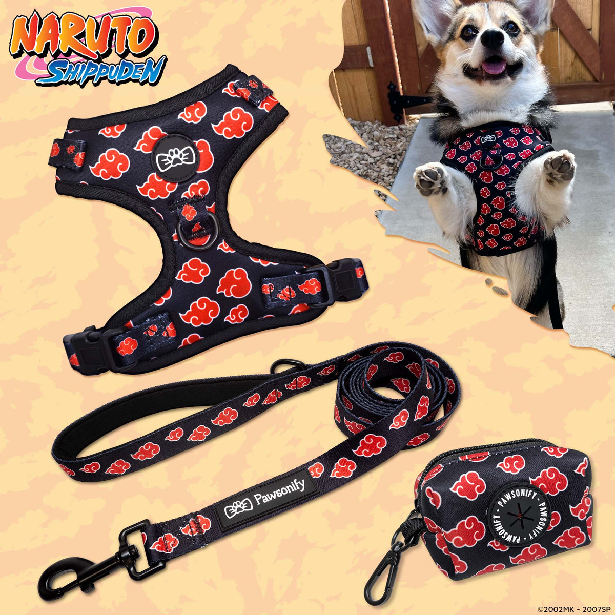 Akatsuki Dog Harness Bundle - Pawsonify