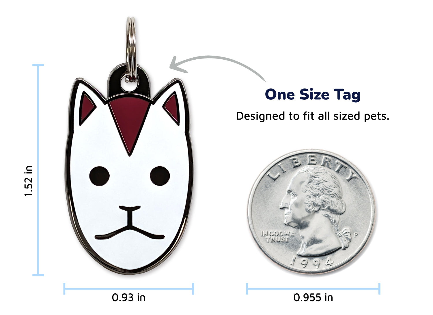 Naruto Shippuden x Pawsonify - Anbu Itachi Mask Pet Tag - Free Engraving