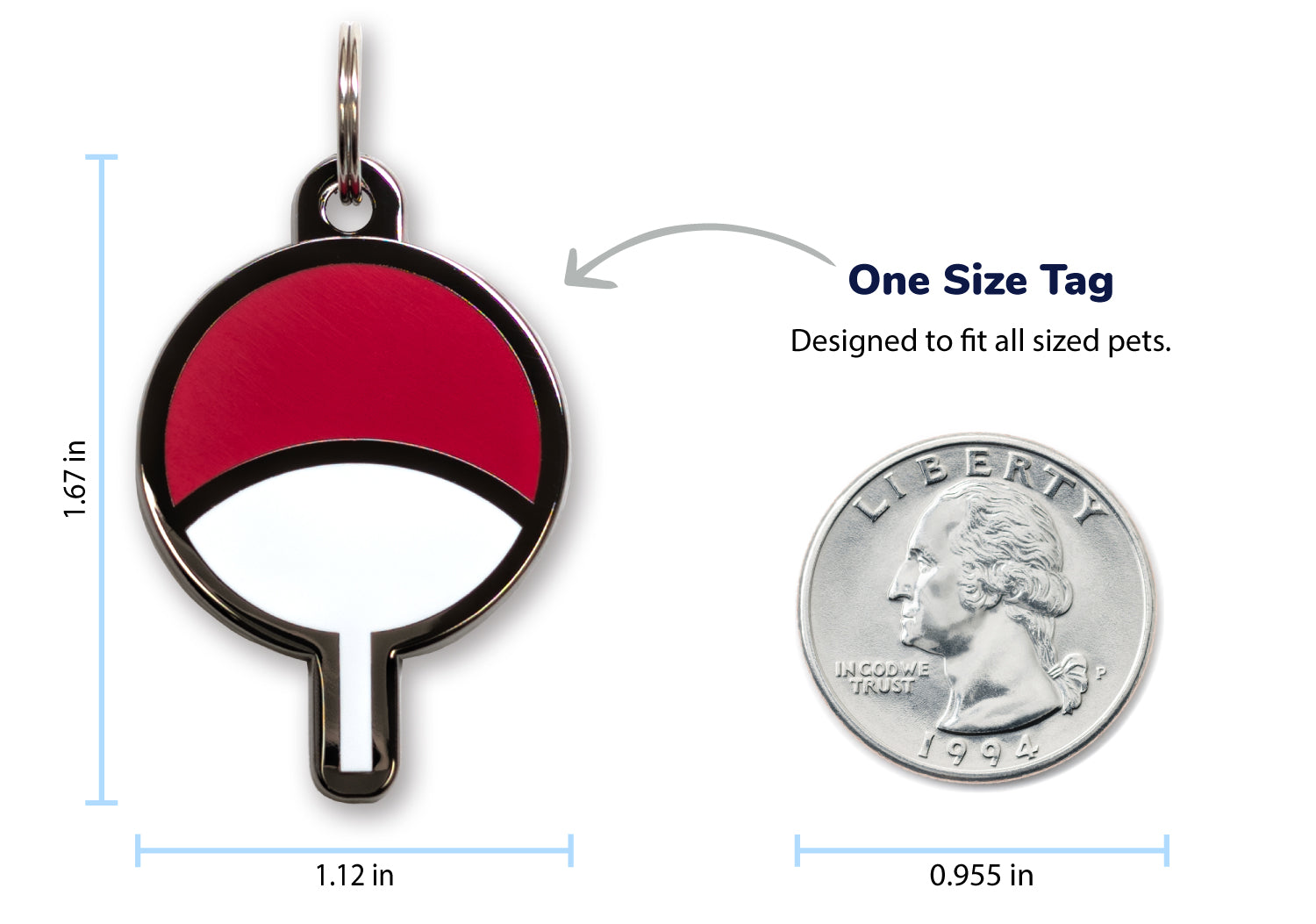 Uchiha Clan Pet Tag - Pawsonify