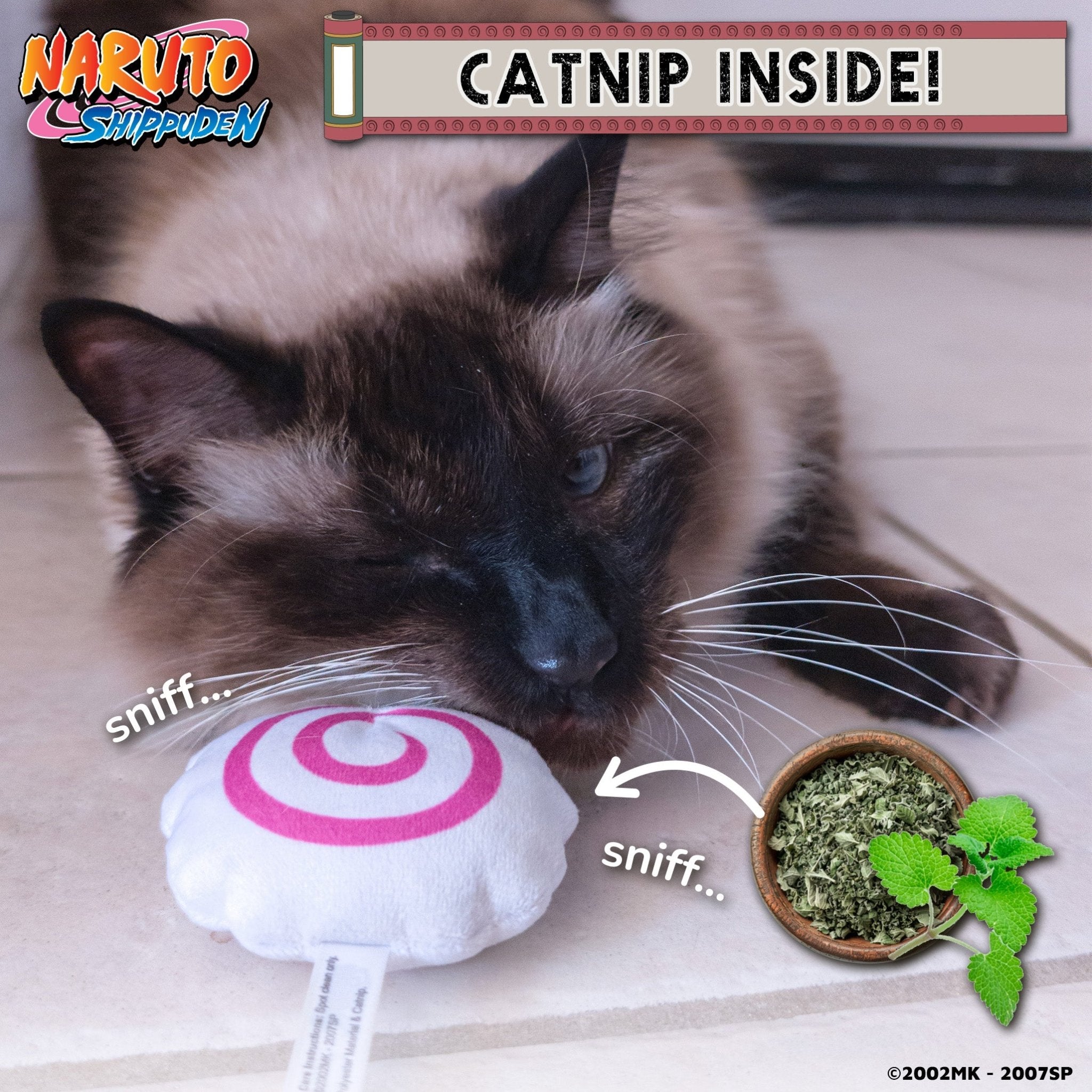 Naruto Fishcake Catnip Toy - Pawsonify