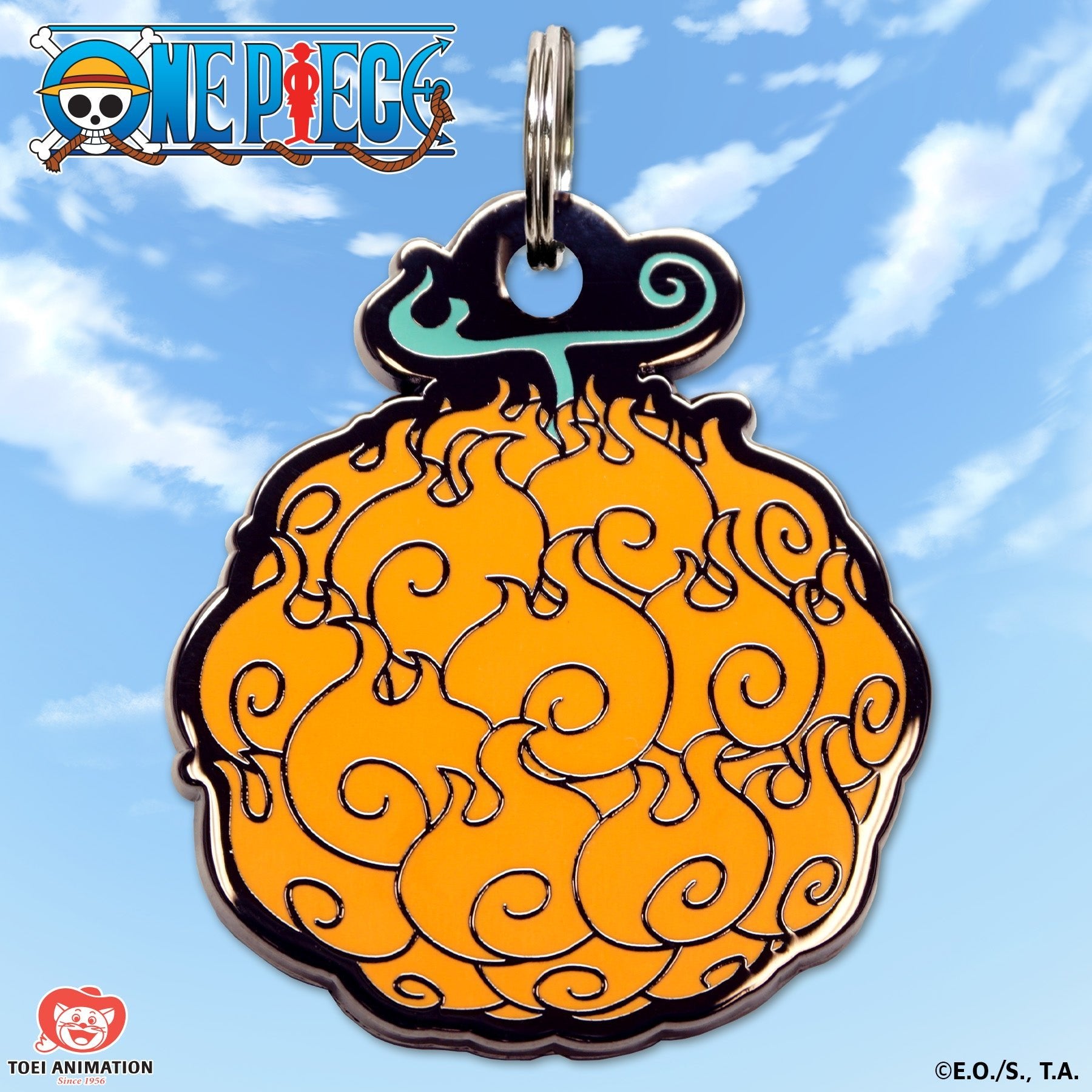 Flame-Flame Fruit Pet Tag - Pawsonify