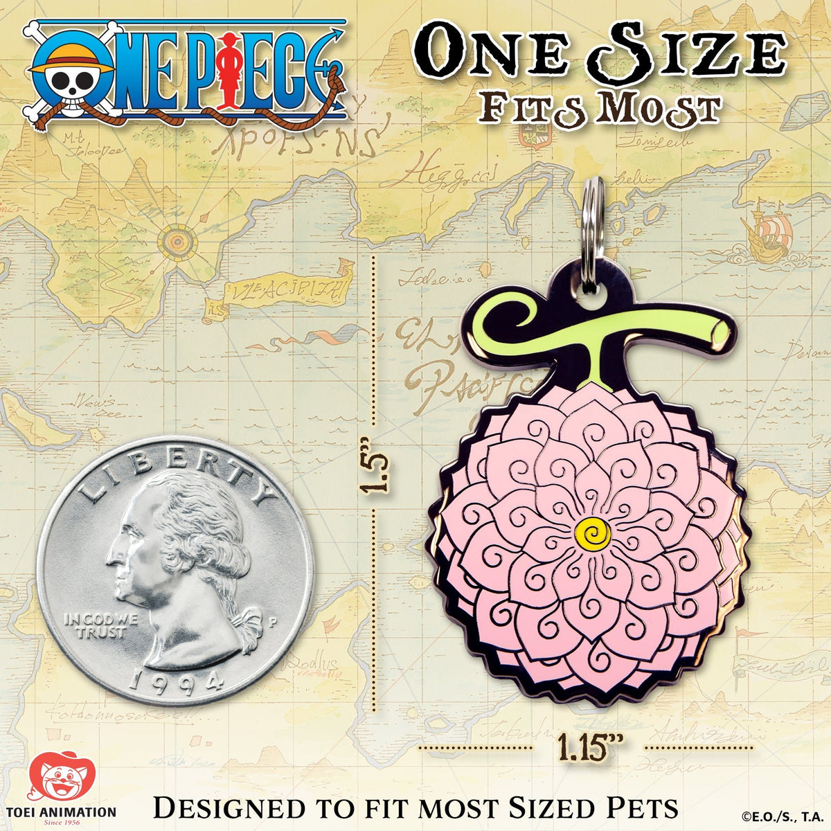 Flower-Flower Fruit Pet Tag - Pawsonify