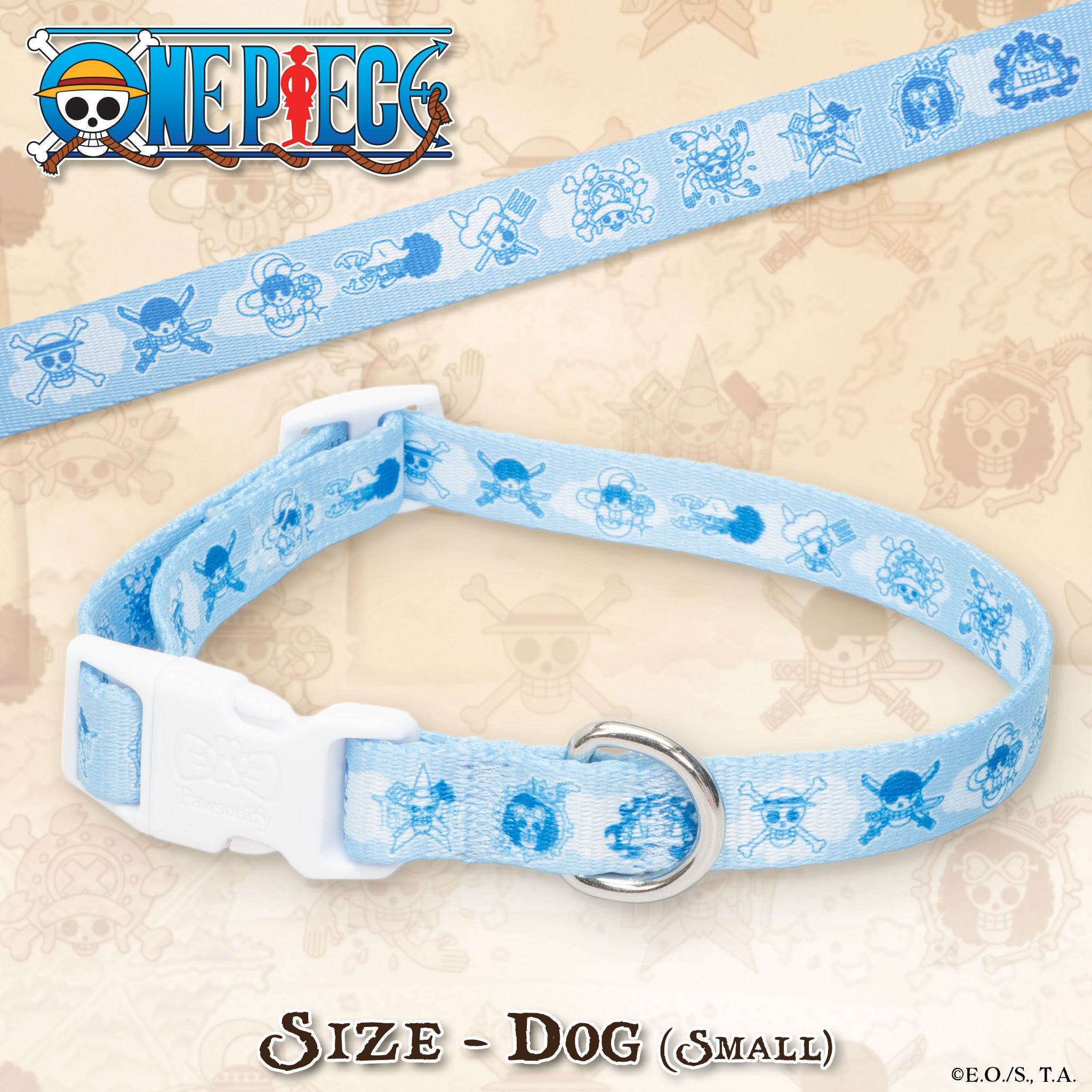 One Piece - New World - Small Dog Collar #size_Dog: (S) 10-15"