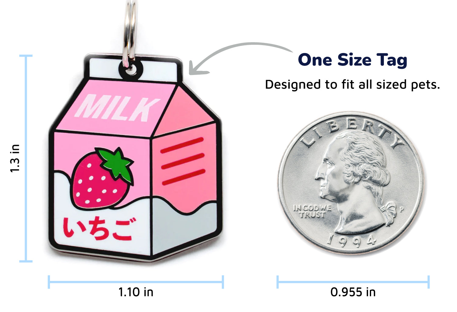 Pawsonify Original Pet Tag - Chocolate Milk