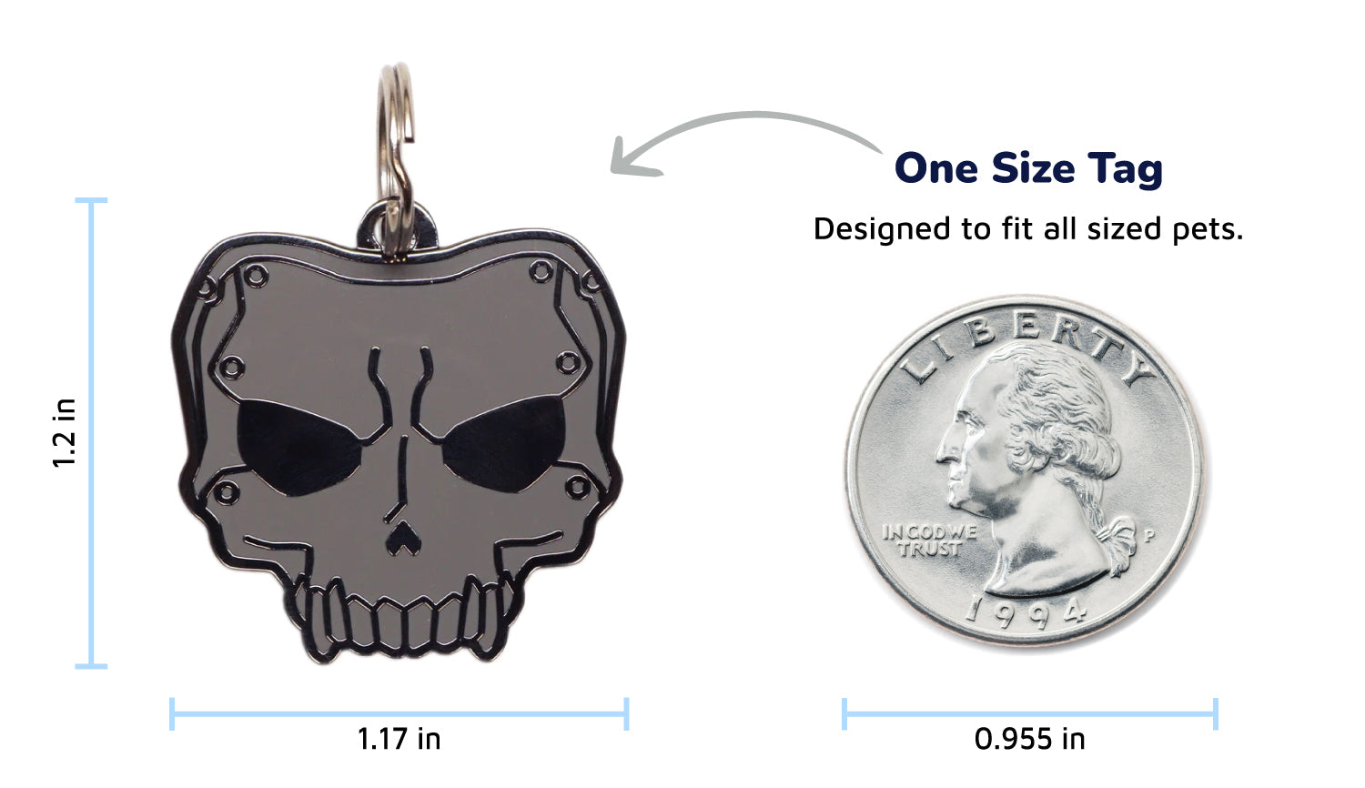 Phantom Thieves - Skull Pet Tag - Pawsonify