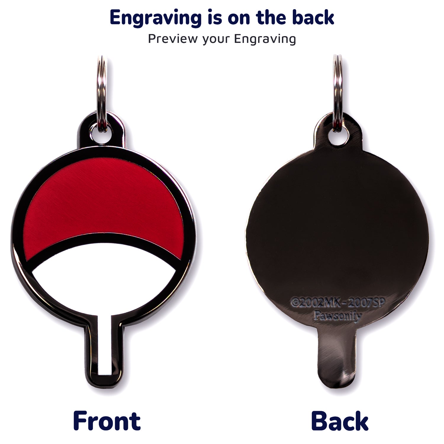 Uchiha Clan Pet Tag - Pawsonify