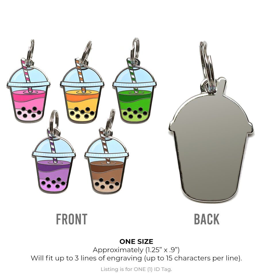 Boba Pet Tag - Pawsonify