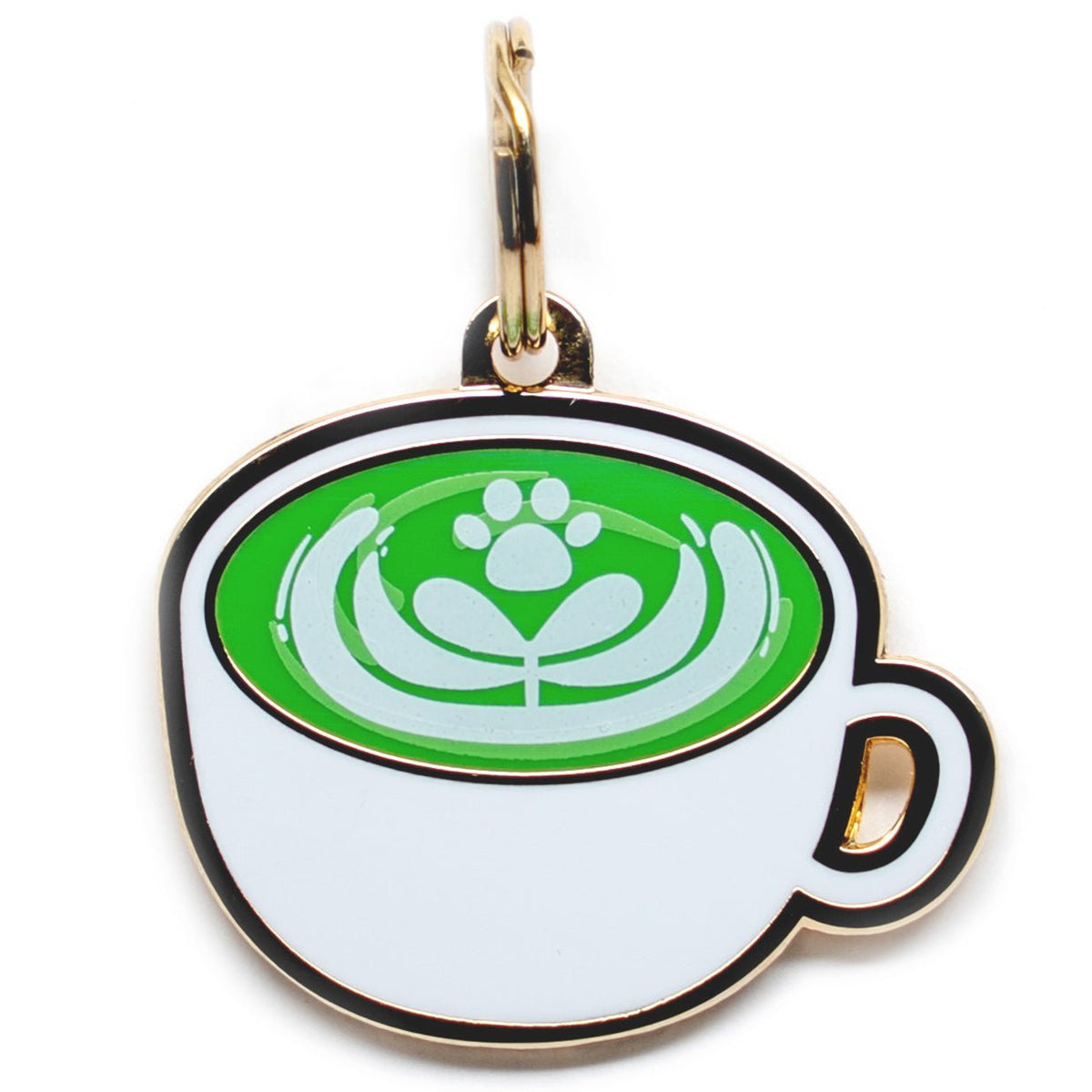 Latte Pet Tag - Pawsonify