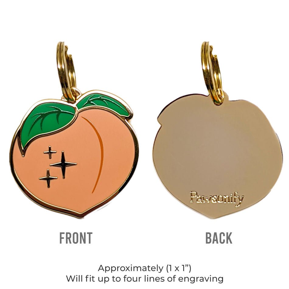 Pawsonify Original - Peach (Momo) ID Tag