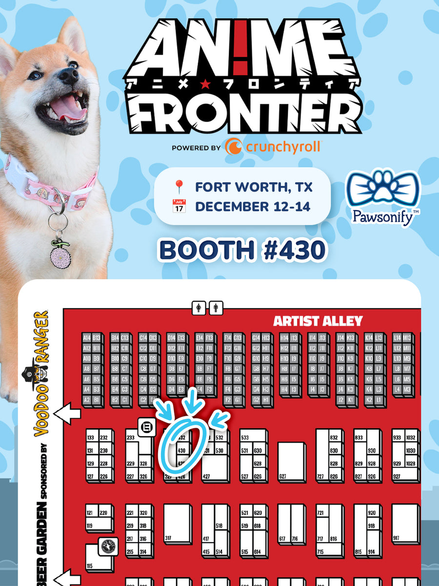 Convention Map for Anime Frontier 2025