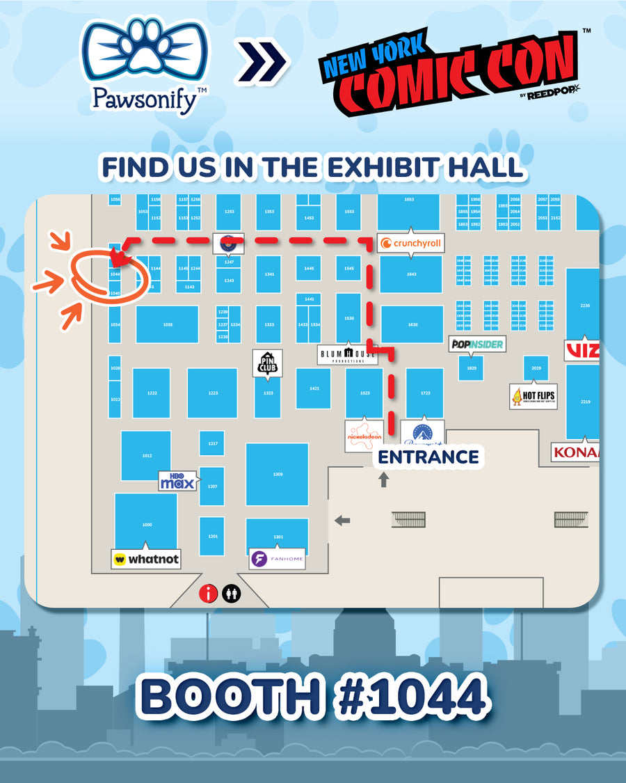 Convention Map for NYCC 2025