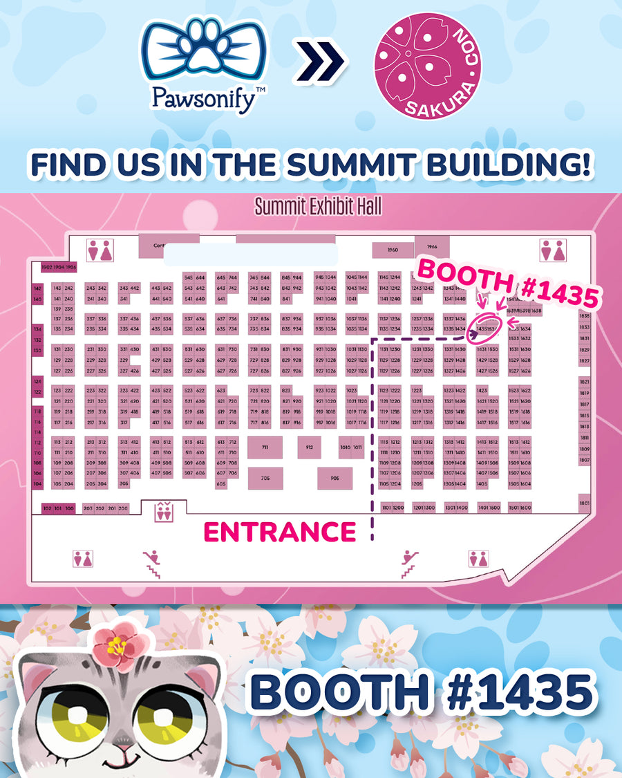Convention Map for Sakura-Con 2026