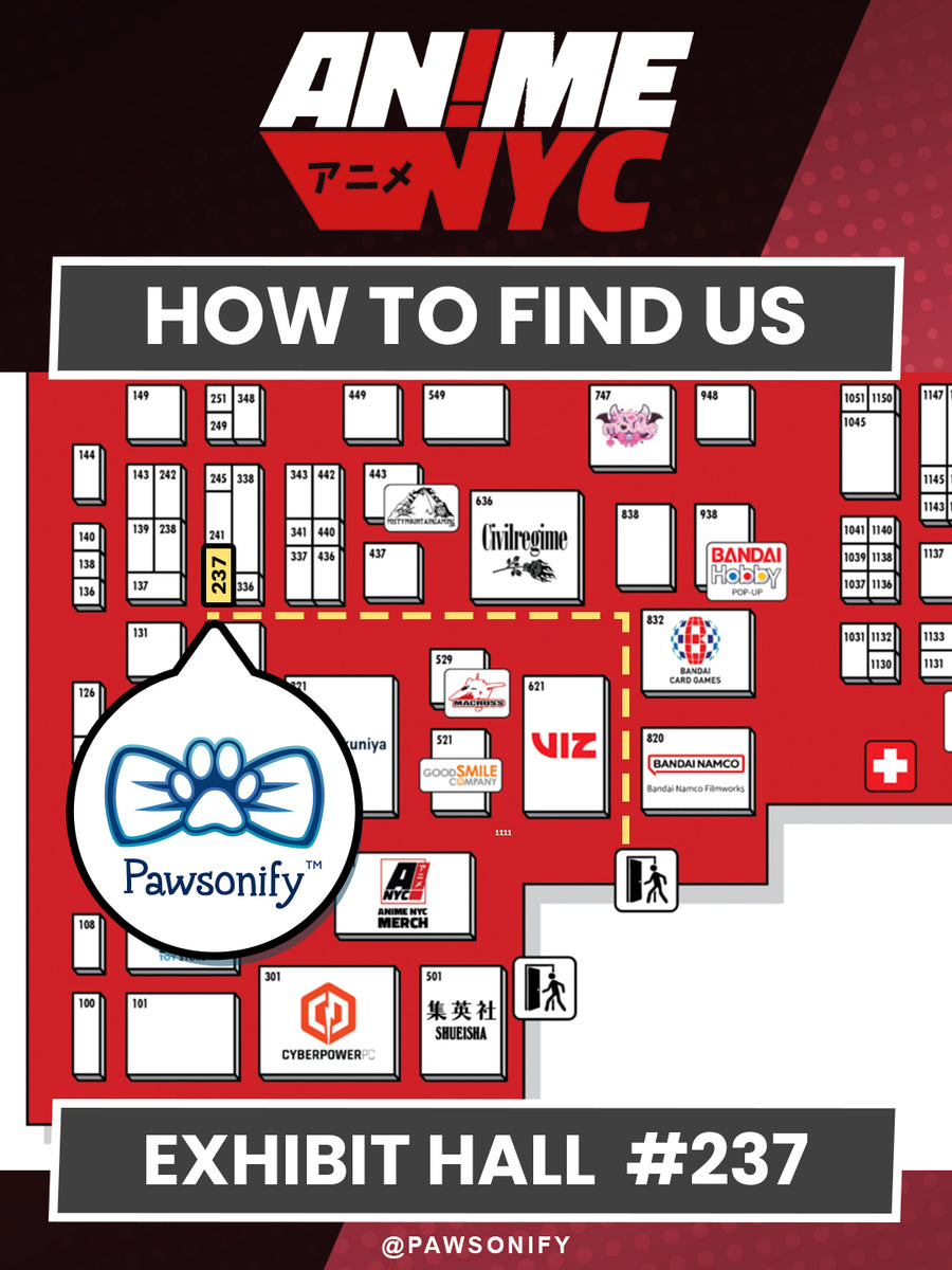 Convention Map for Anime NYC 2026