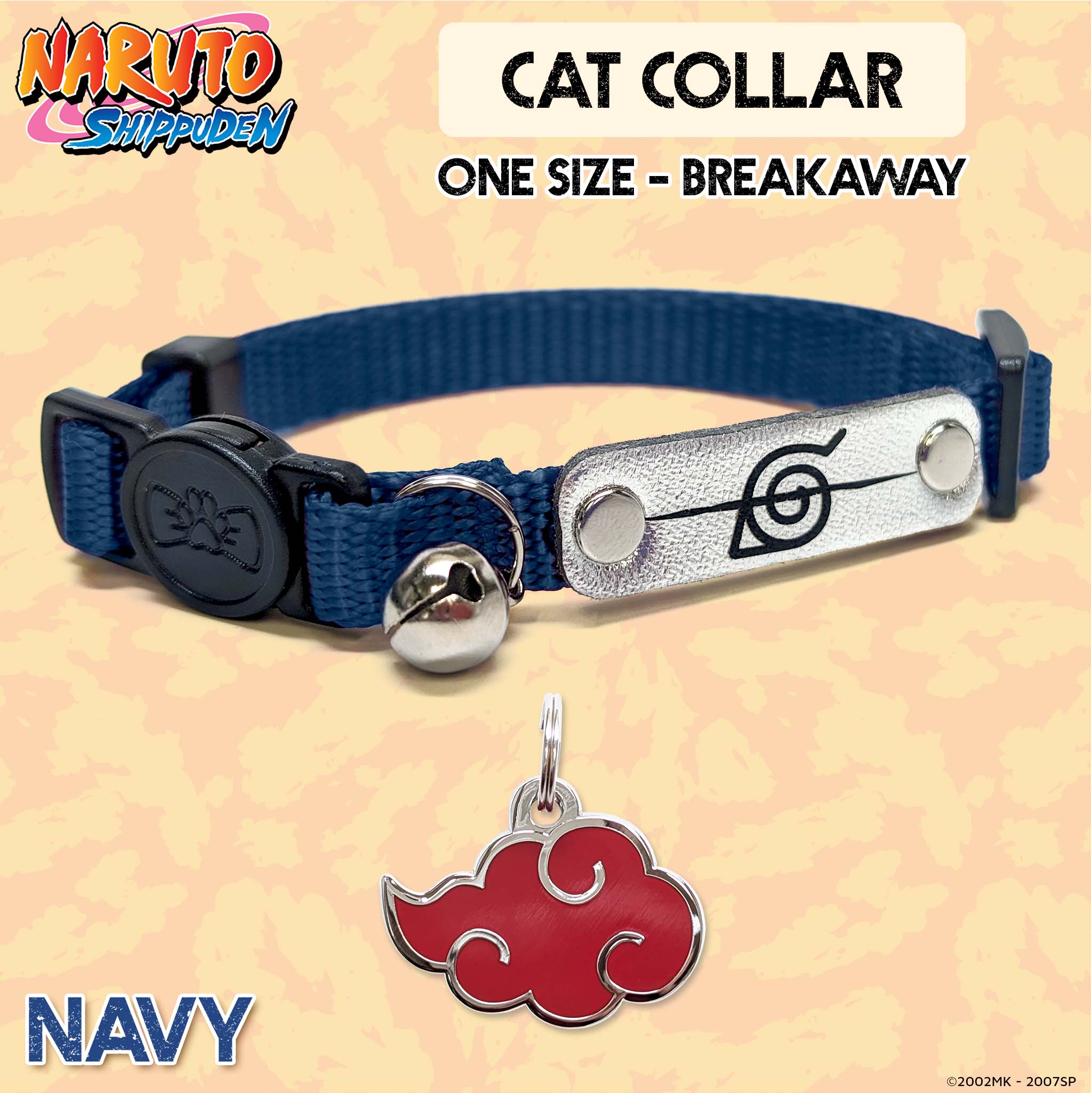 Cat Two Piece Bundle - Rogue Ninja Collar & Akatsuki Pet Tag