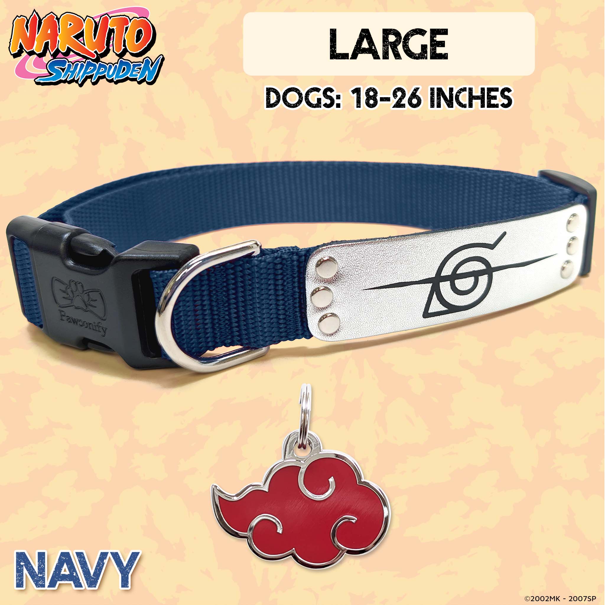 #size_Dog: (L) 18-26" / Navy