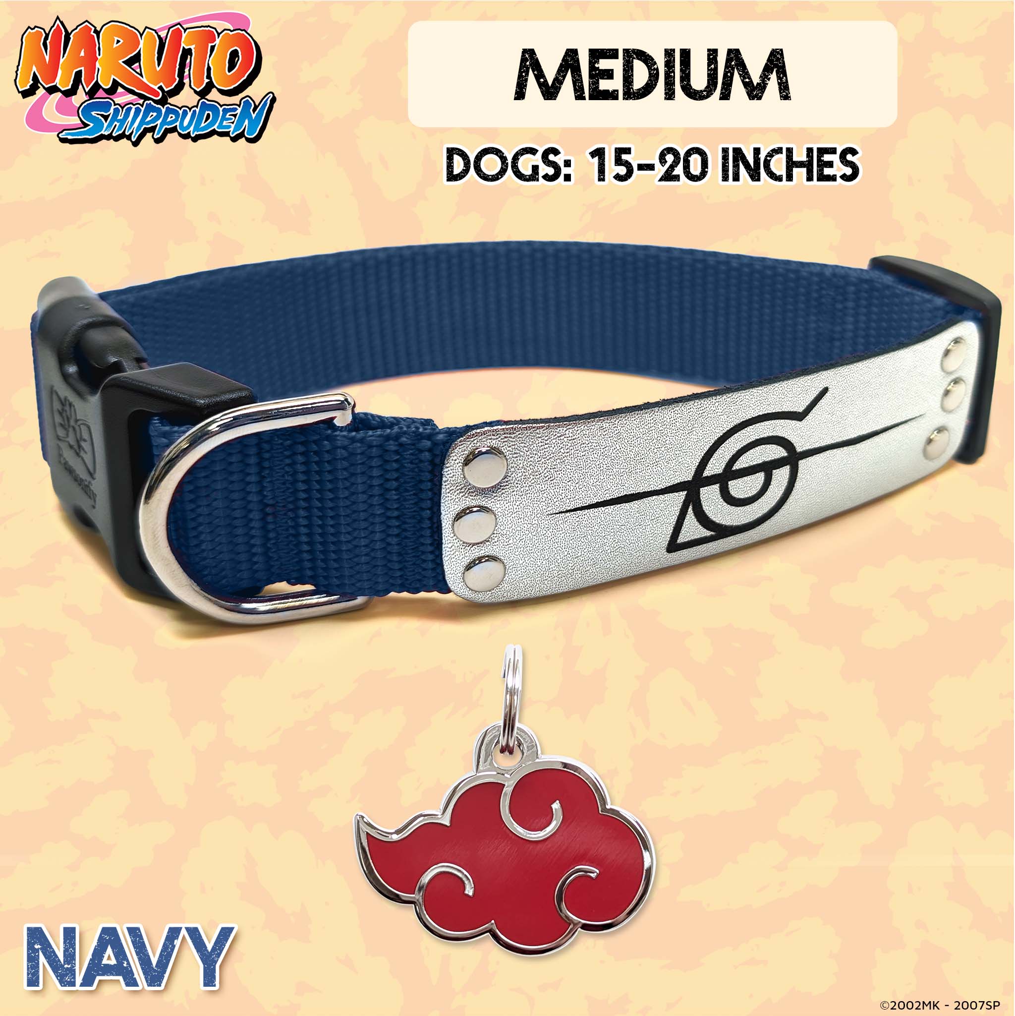 #size_Dog: (M) 15-20" / Navy