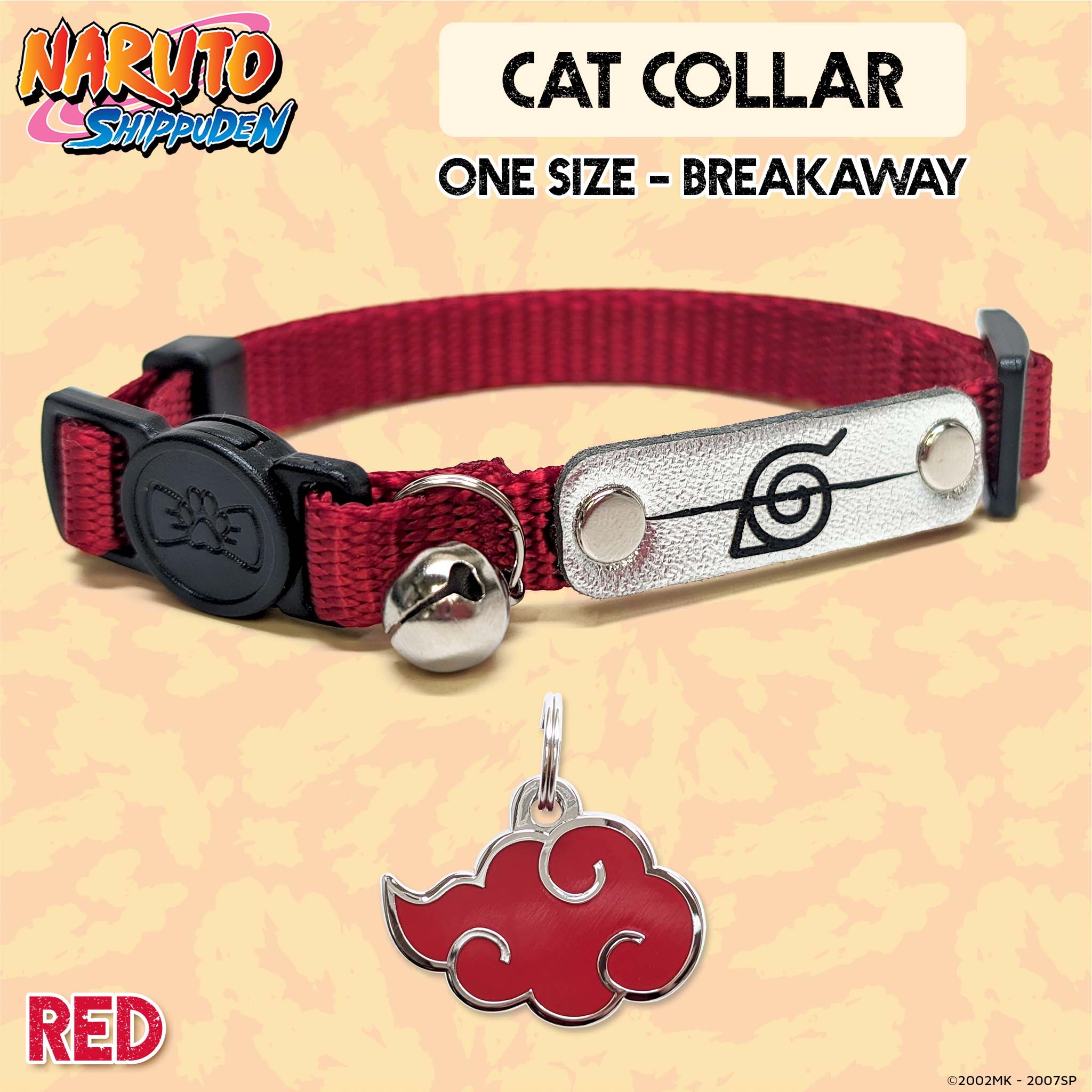 Cat Two Piece Bundle - Rogue Ninja Collar & Akatsuki Pet Tag