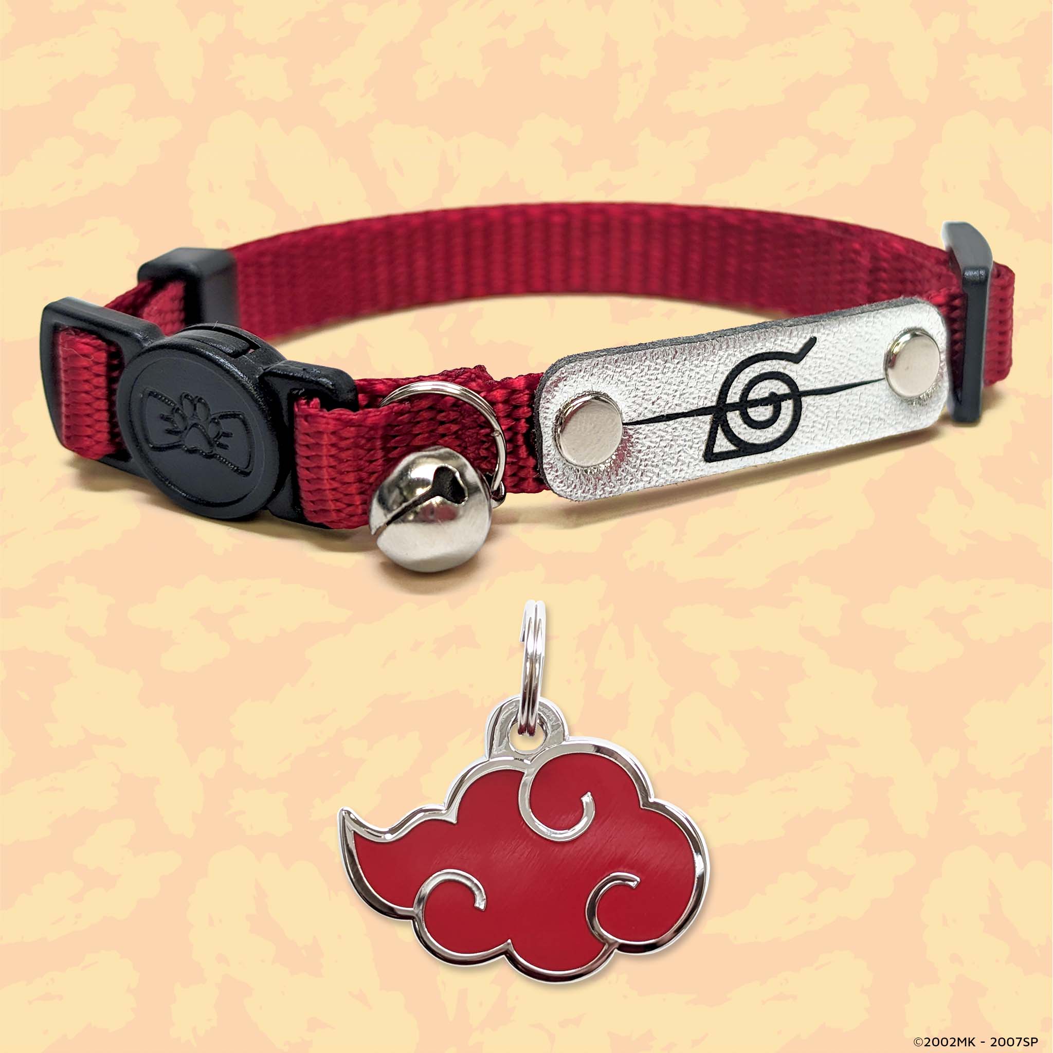 Cat Two Piece Bundle - Rogue Ninja Collar & Akatsuki Pet Tag