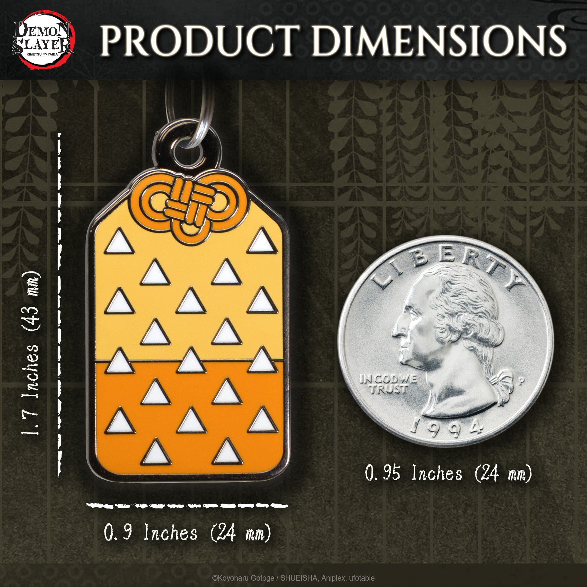 cat.me様ご確認用♥オーダー品 Pre-Order】Zenitsu's Omamori Pet Tag | Demon Slayer: Kimetsu no
