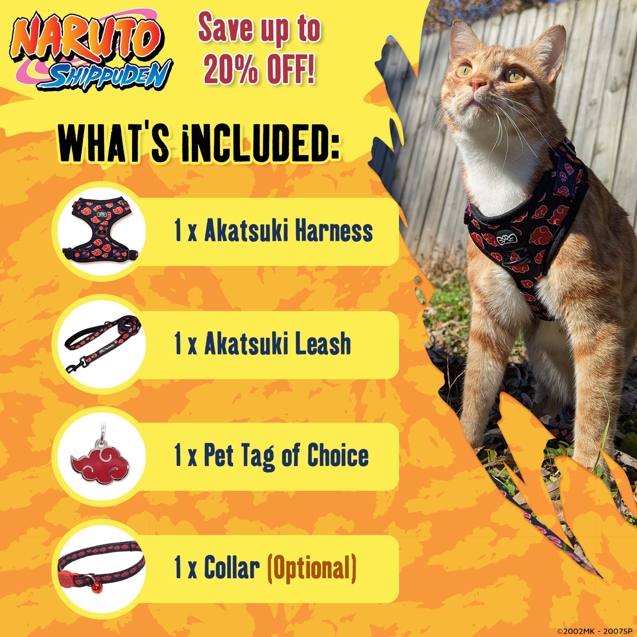 Akatsuki Cat Harness Bundle