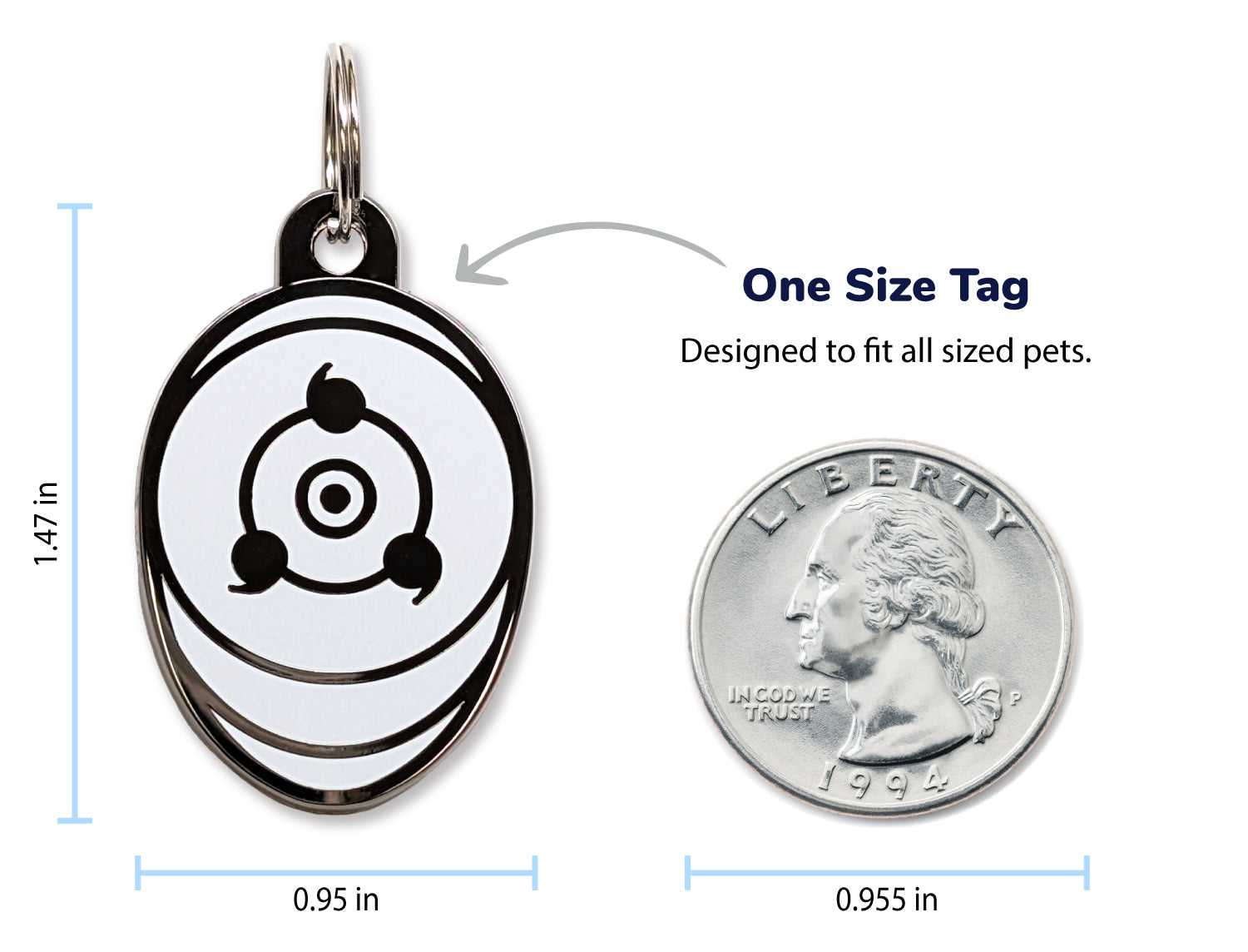 Naruto Shippuden x Pawsonify - Obito's Mask Pet Tag - Free Laser Engraving!