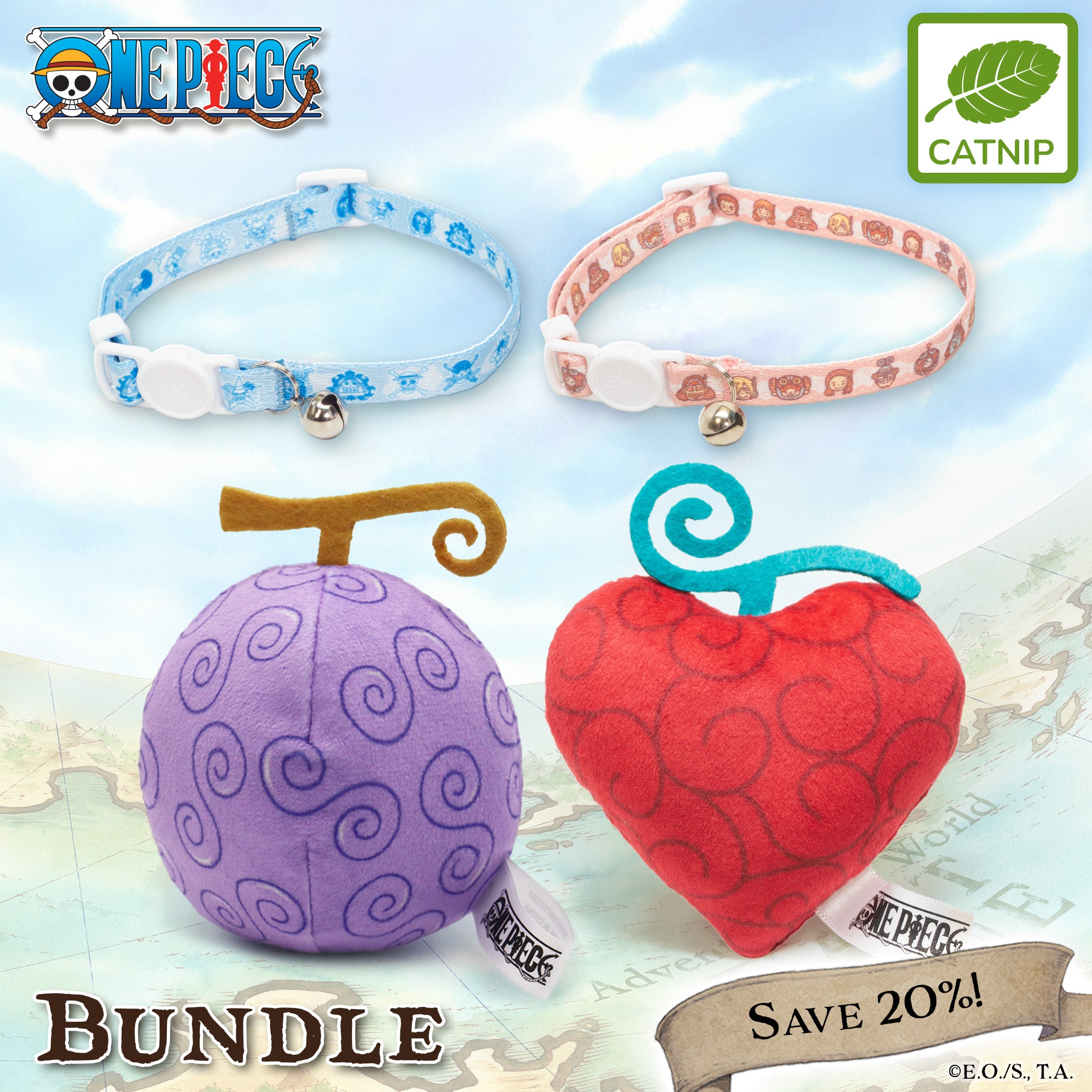 Devil Fruit Cat Toy Bundle | One Piece | Pawsonify